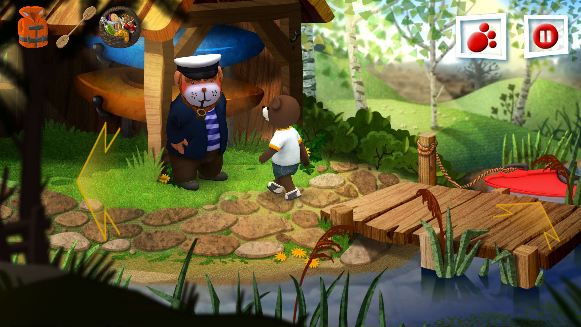 Screenshot for Teddy Floppy Ear: Kayaking