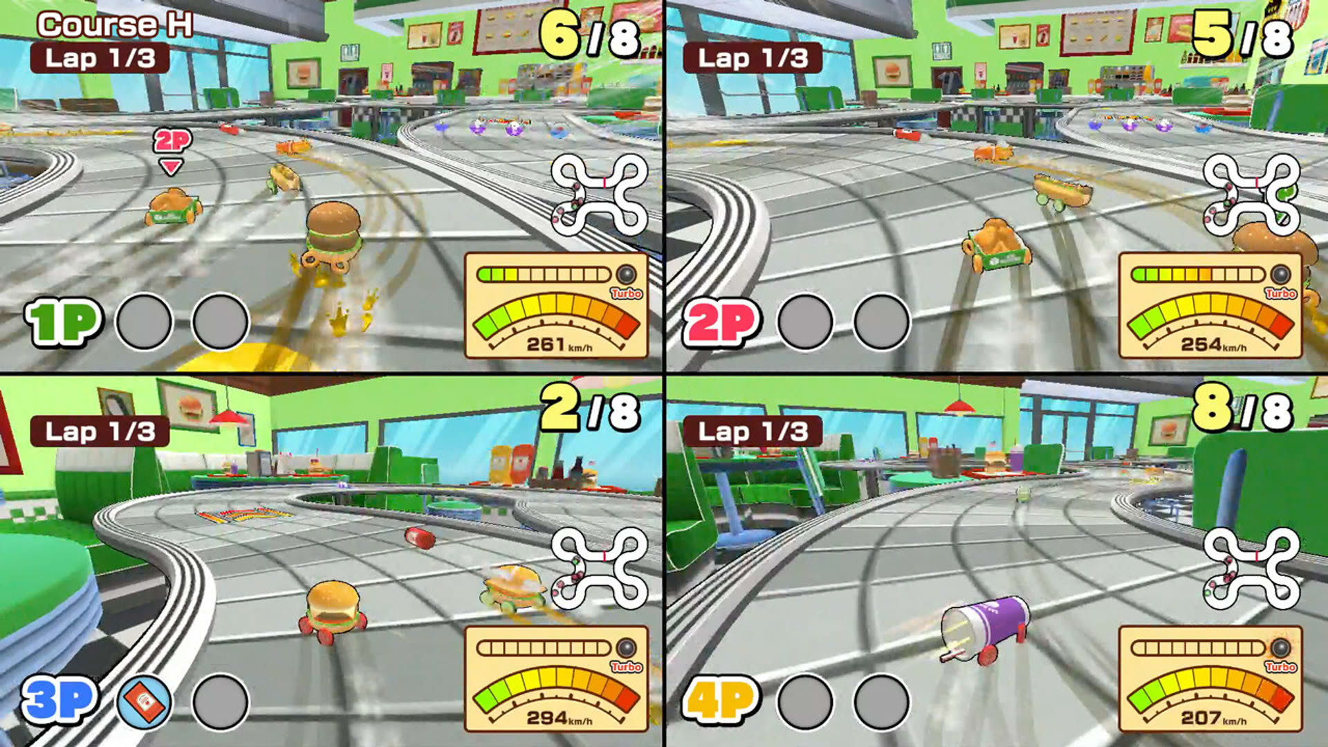 Screenshot for Burger Race