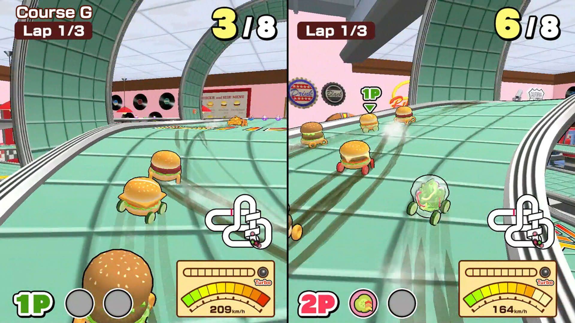 Screenshot for Burger Race