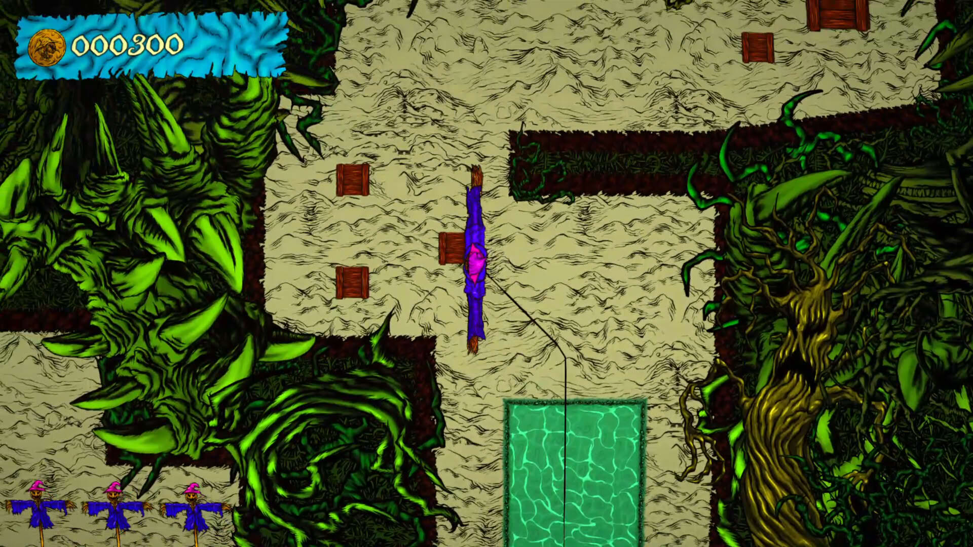 Screenshot for Spinning Scarecrow