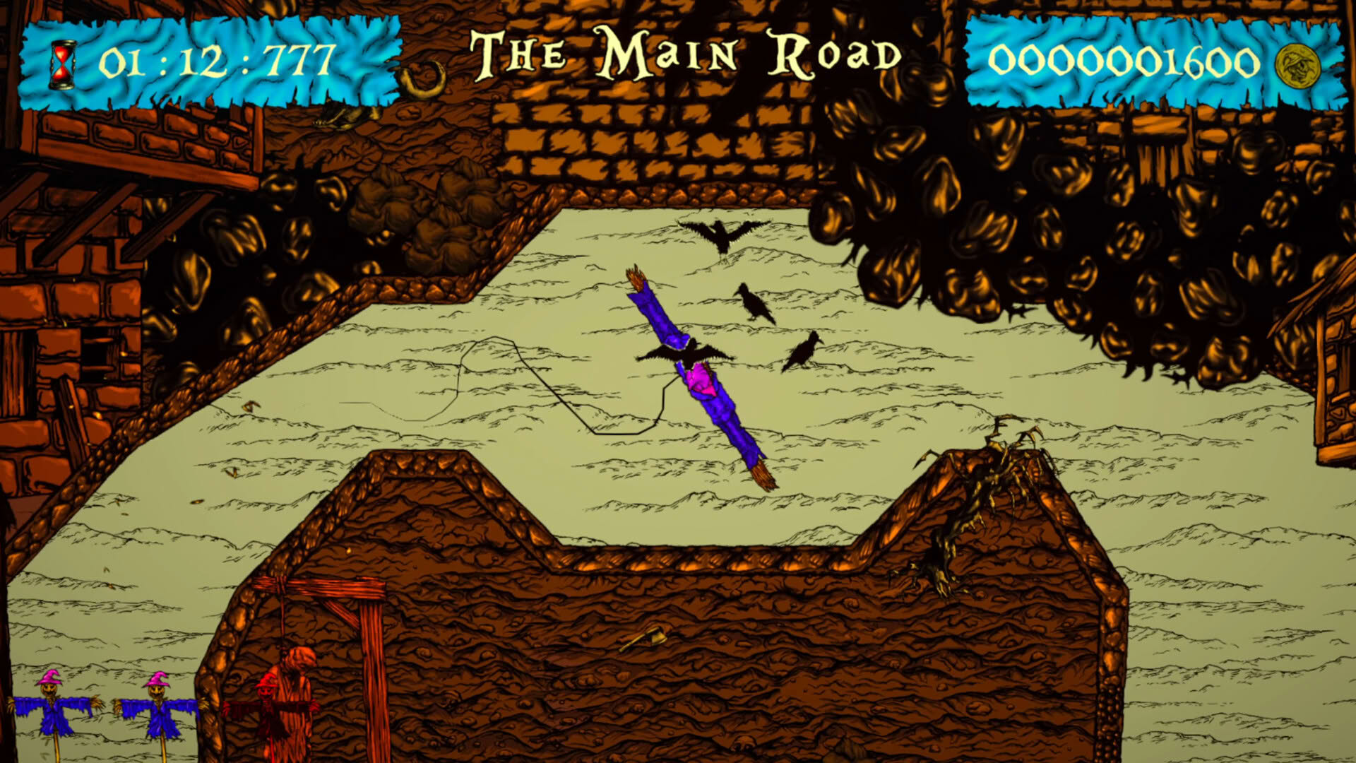 Screenshot for Spinning Scarecrow