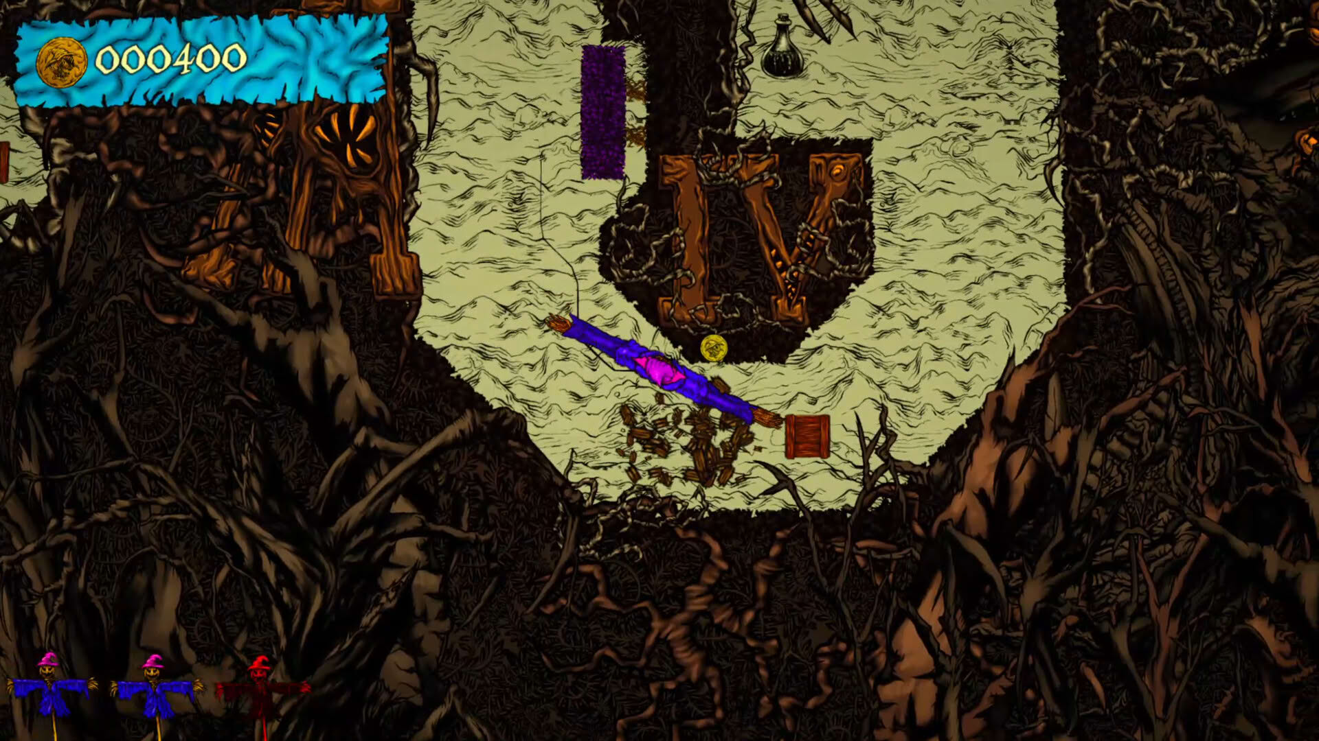 Screenshot for Spinning Scarecrow