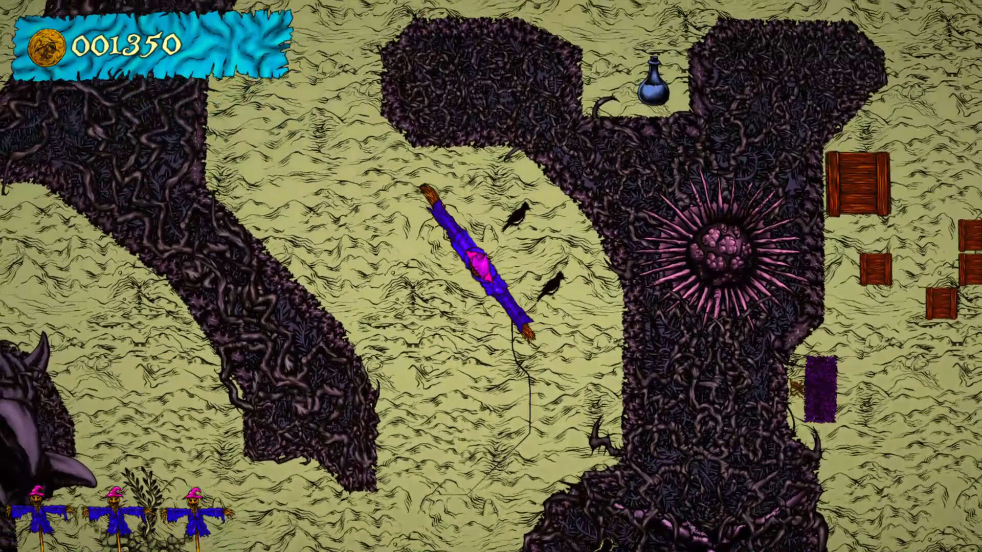 Screenshot for Spinning Scarecrow