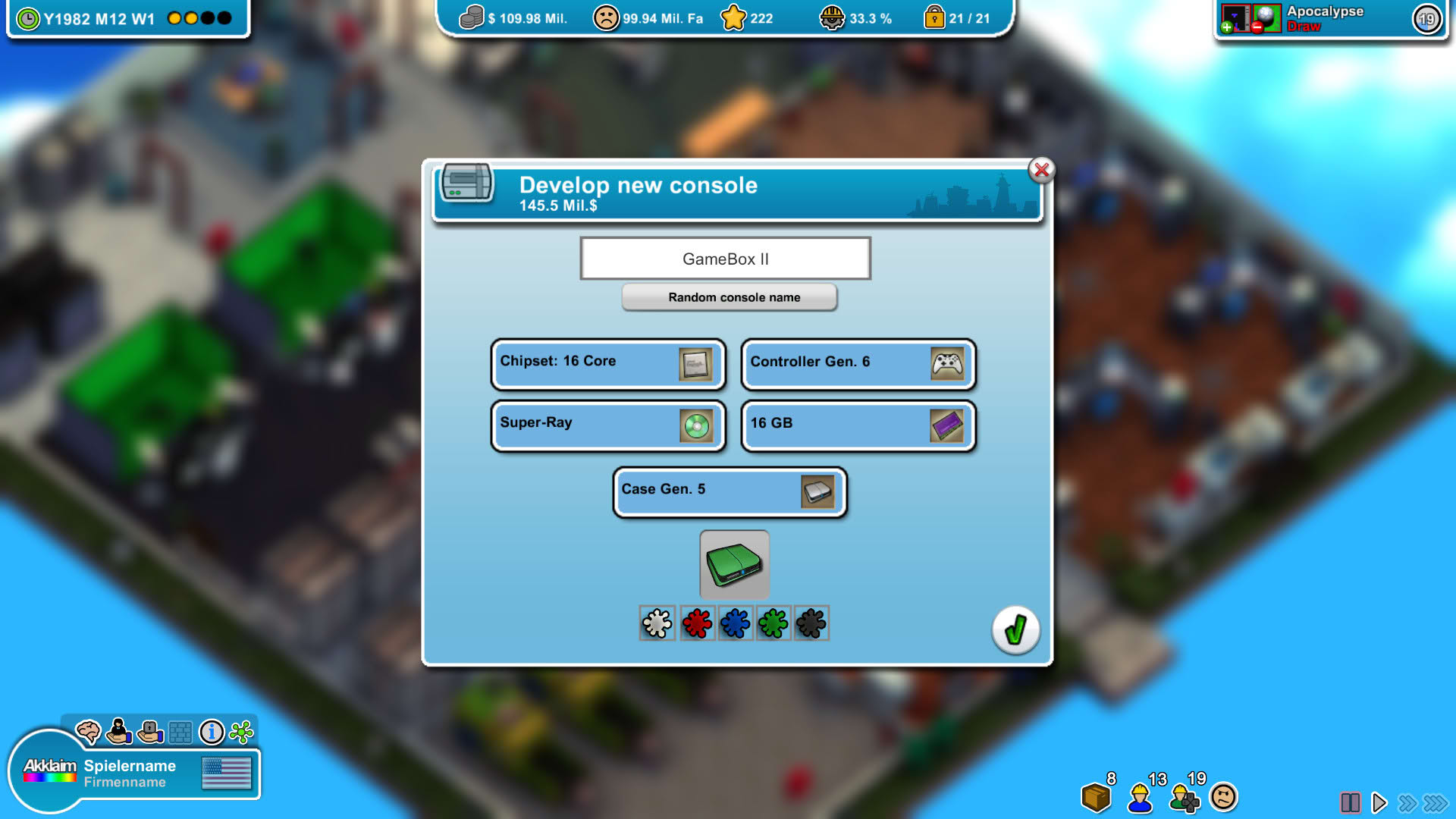 Screenshot for Mad Games Tycoon