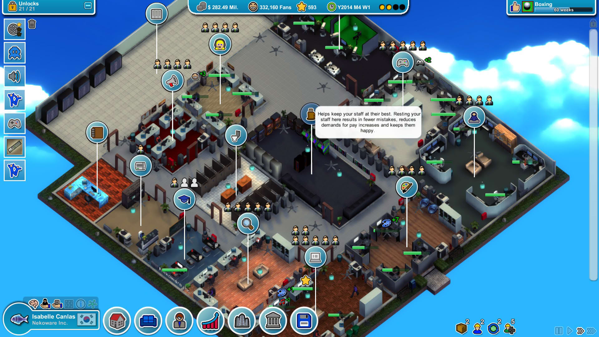 Screenshot for Mad Games Tycoon