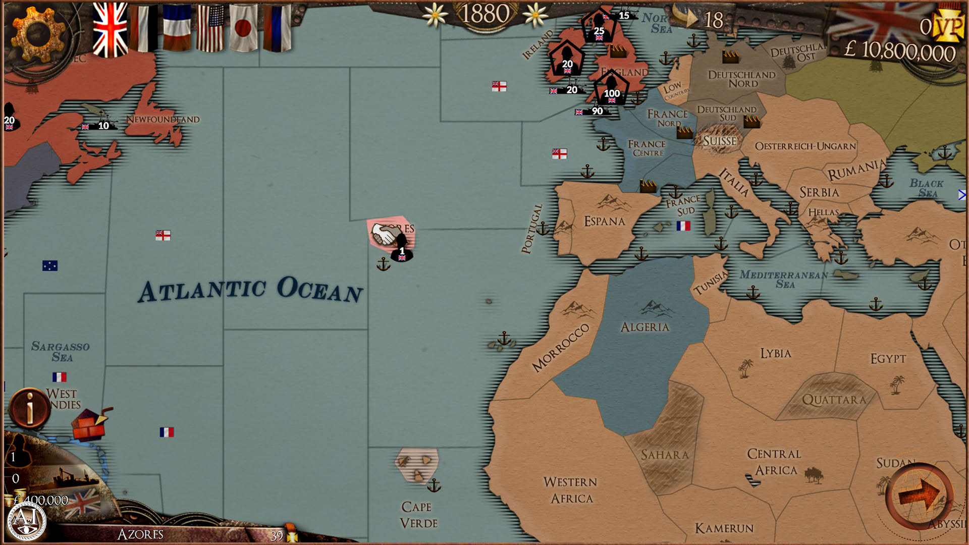 Screenshot for Colonial Conquest