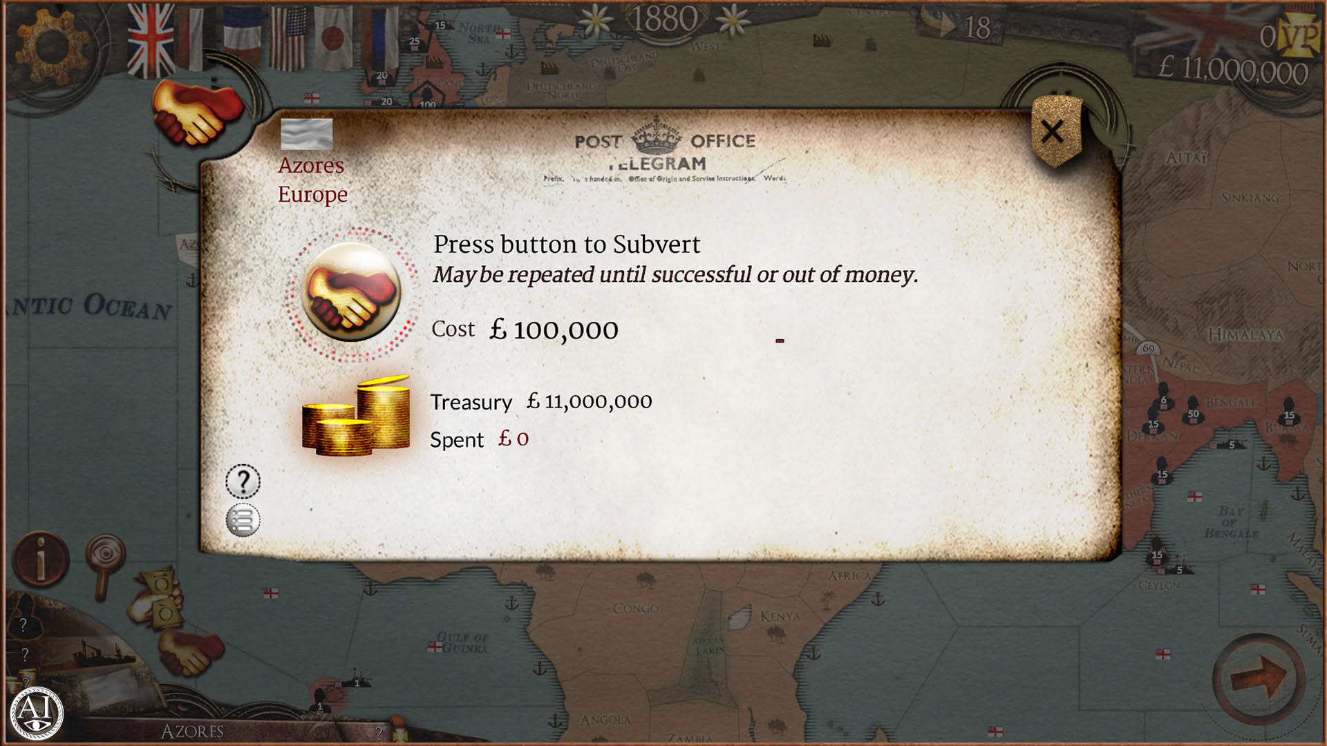 Screenshot for Colonial Conquest