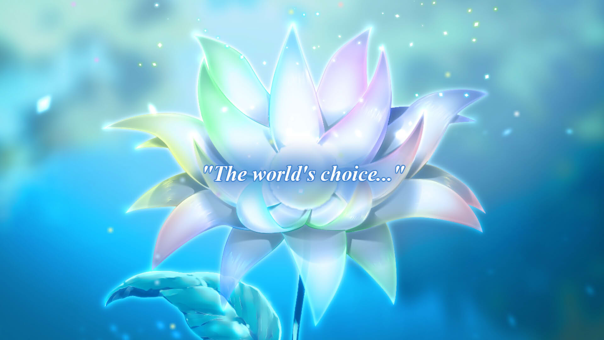 Screenshot for Waning Flowers of a World Eternal: The Rainbow Appears After Flowering Rain