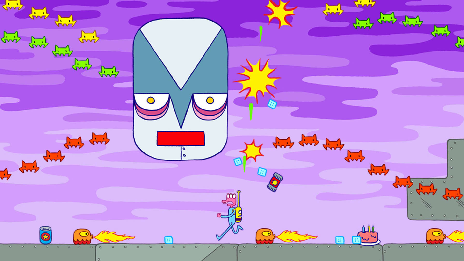 Screenshot for Glorkian Warrior: The Trials of Glork
