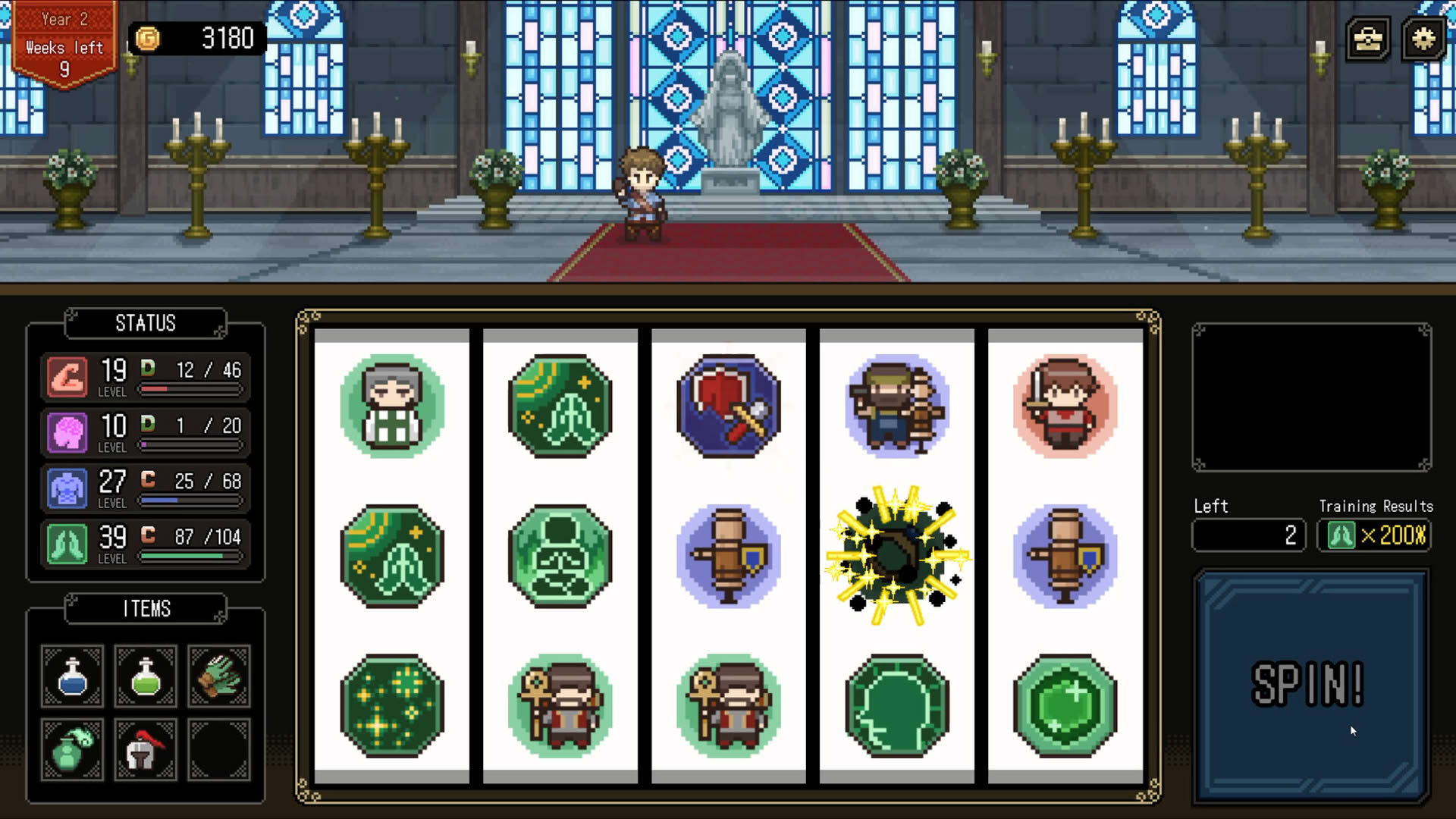 Screenshot for Who Trained the Hero?: Spin of Fate
