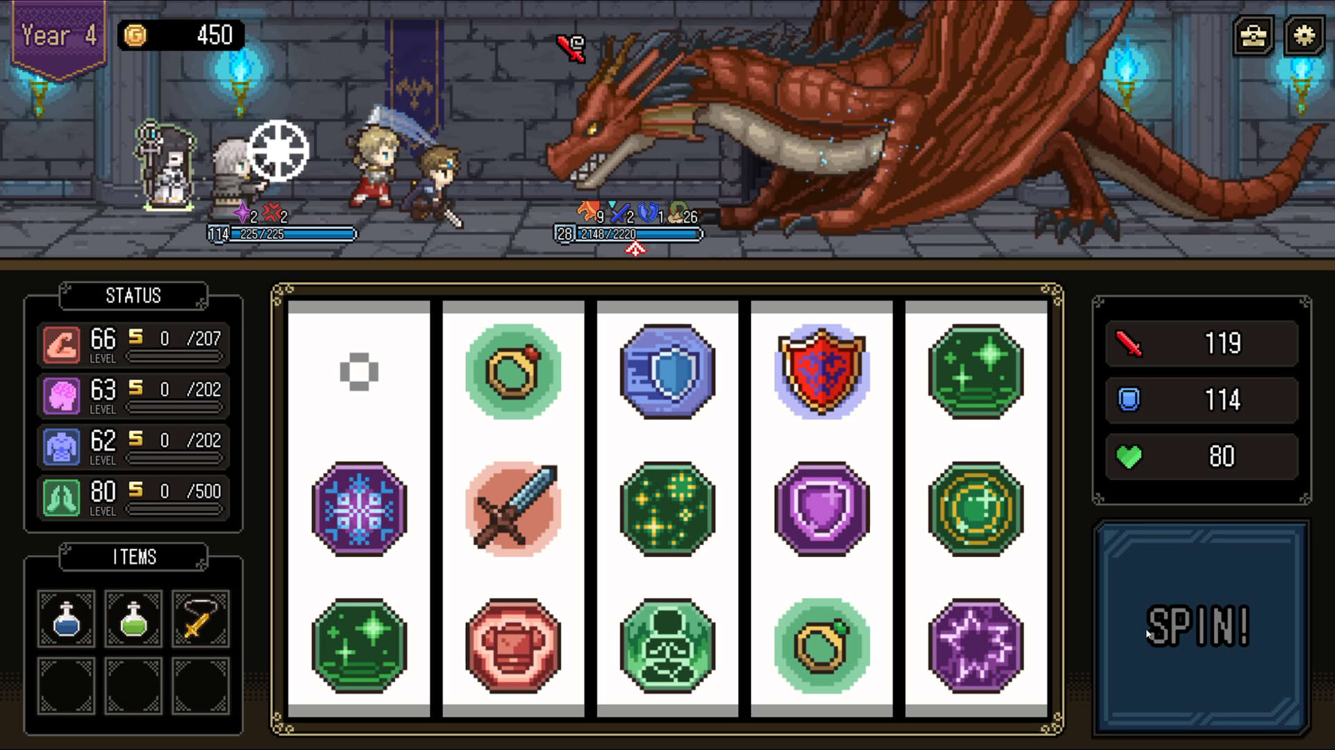 Screenshot for Who Trained the Hero?: Spin of Fate