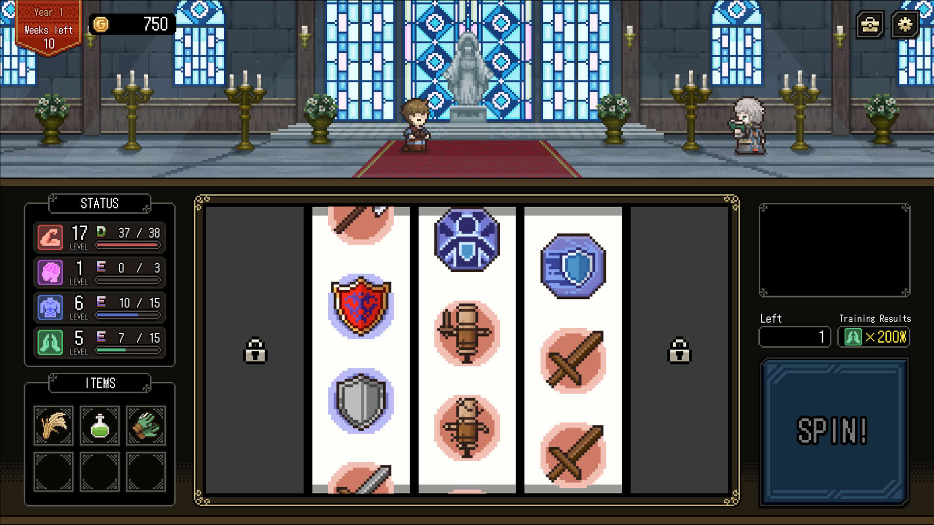 Screenshot for Who Trained the Hero?: Spin of Fate