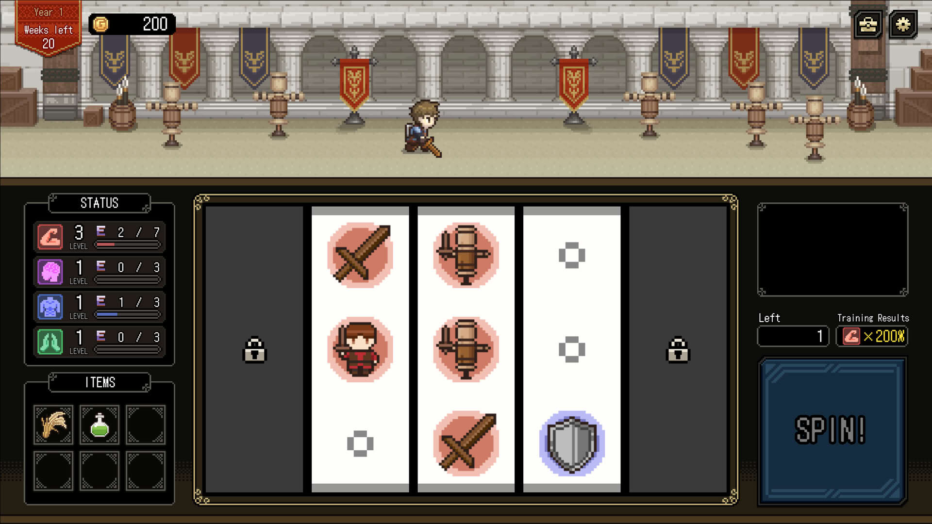 Screenshot for Who Trained the Hero?: Spin of Fate
