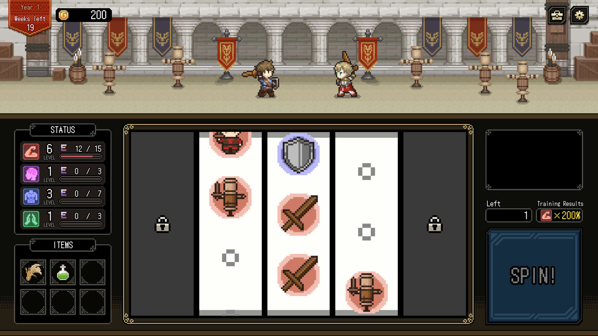Screenshot for Who Trained the Hero?: Spin of Fate