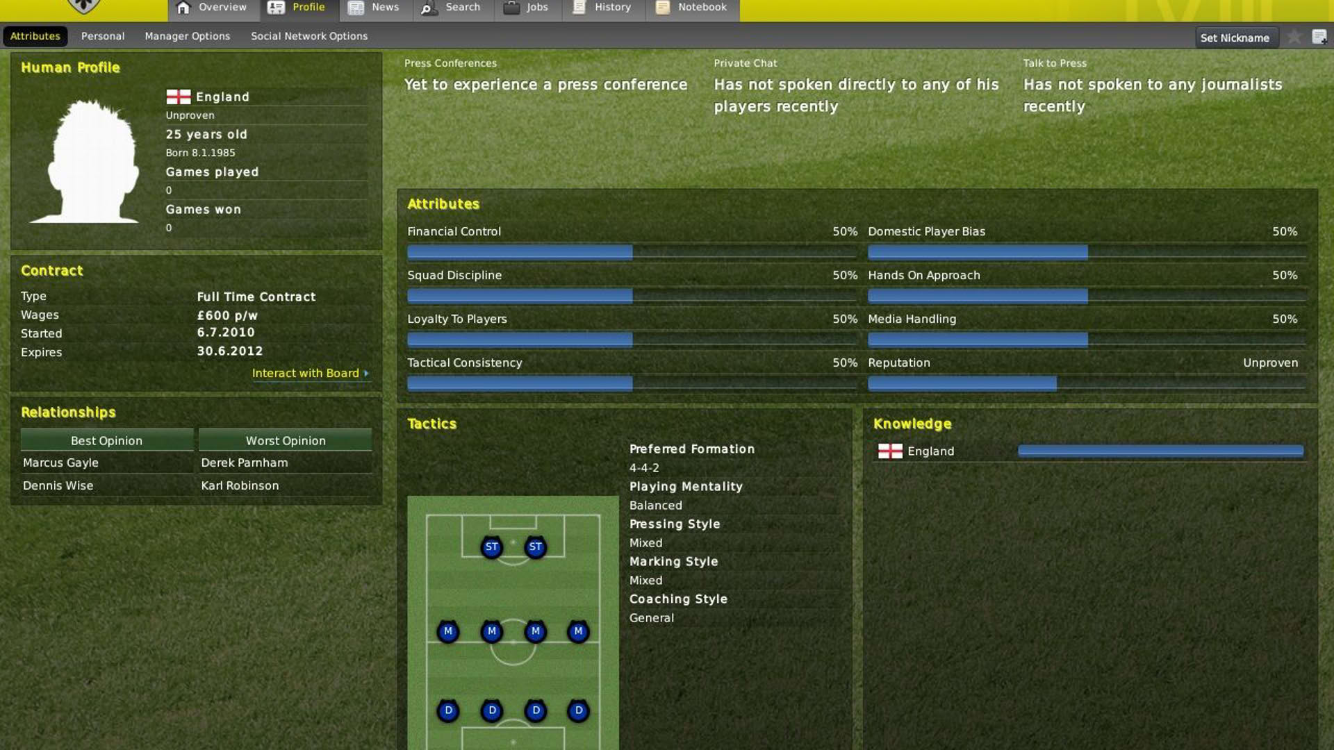 Screenshot for Football Manager 2011