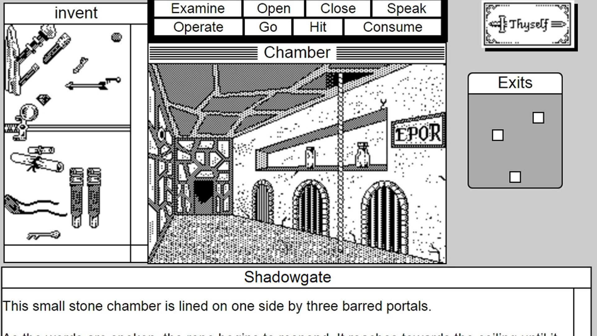 Screenshot for Shadowgate: MacVenture Series