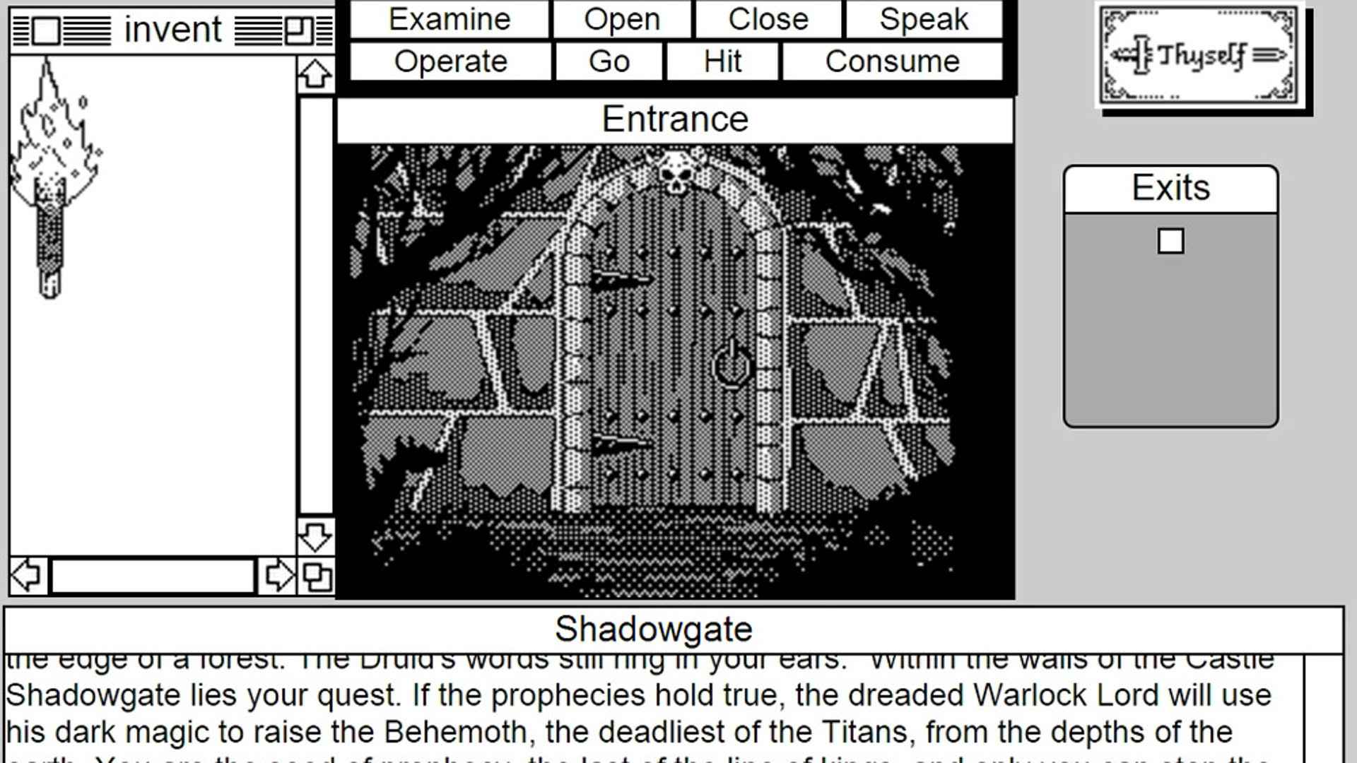 Screenshot for Shadowgate: MacVenture Series