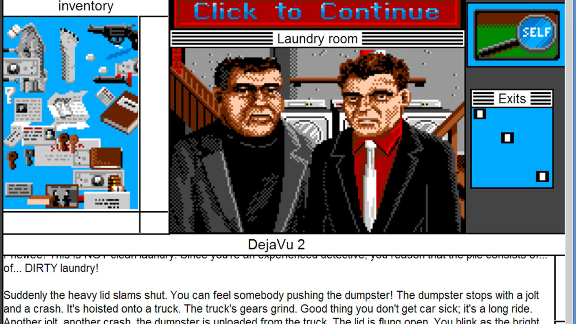 Screenshot for Deja Vu II: MacVenture Series