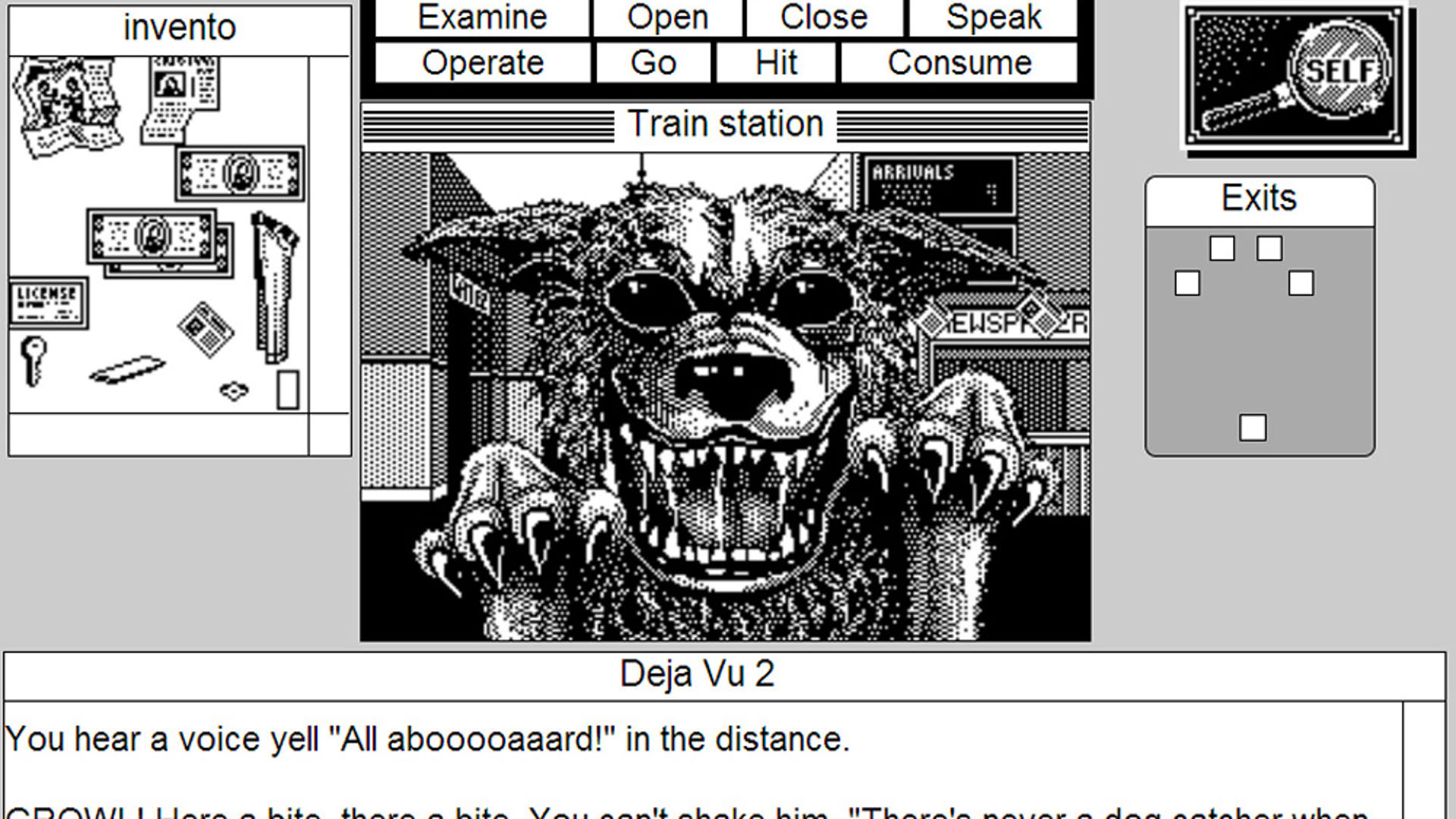 Screenshot for Deja Vu II: MacVenture Series