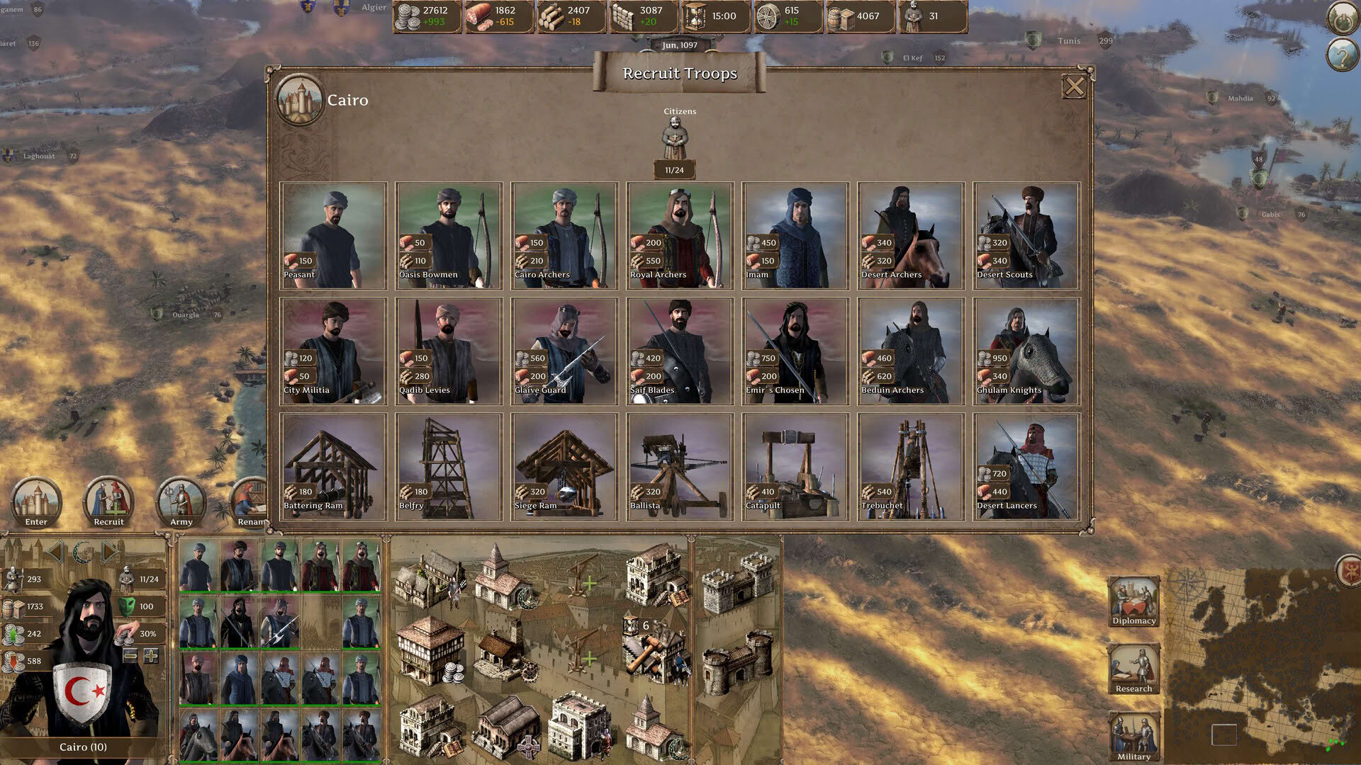 Screenshot for Knights of the Crusades