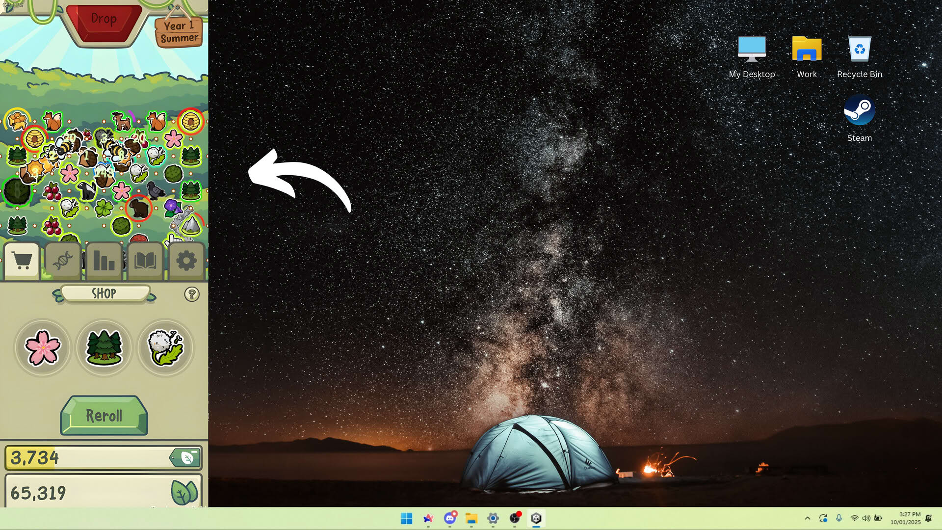 Screenshot for It's Raining Acorn!