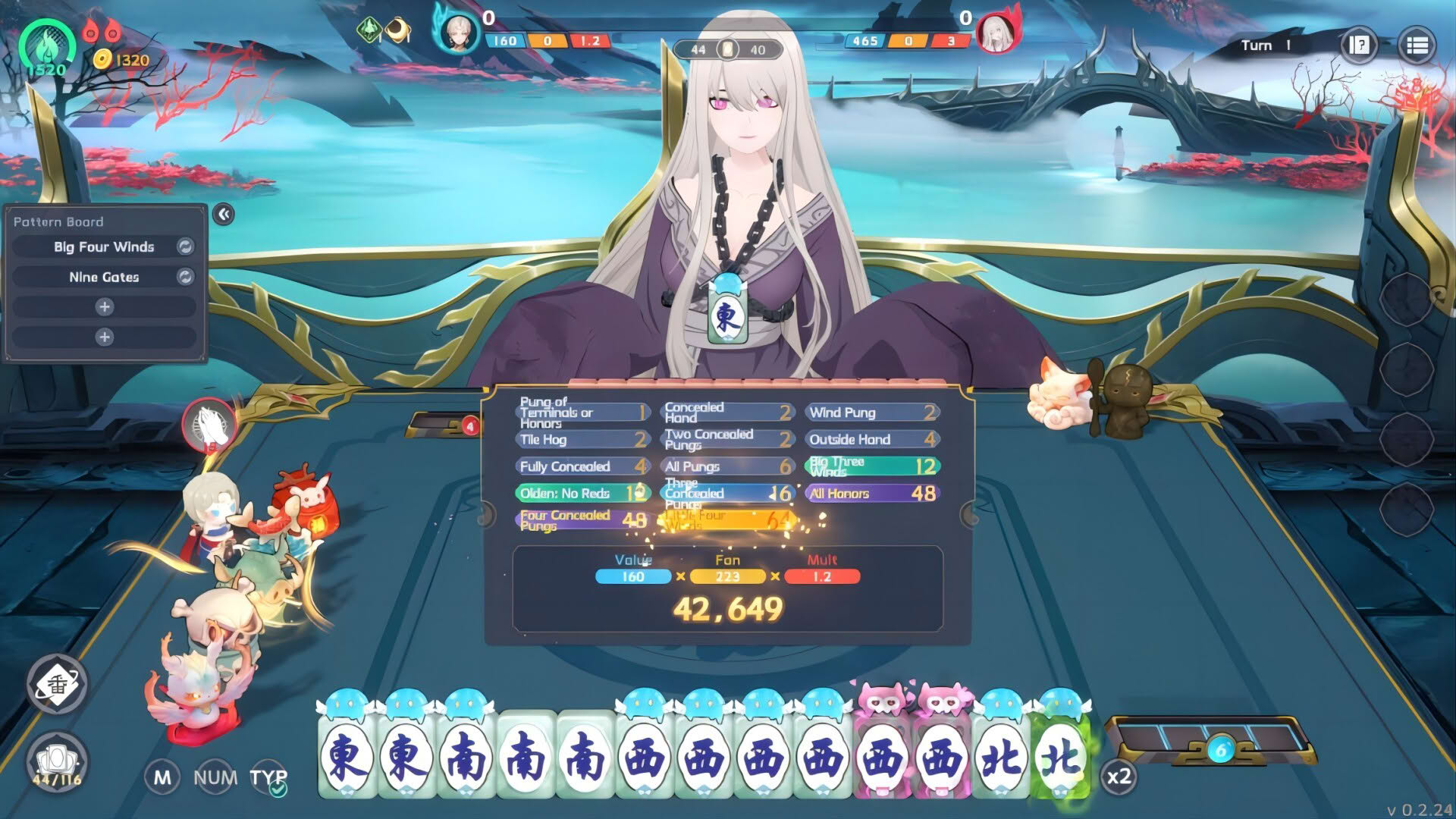 Screenshot for Demonic Mahjong