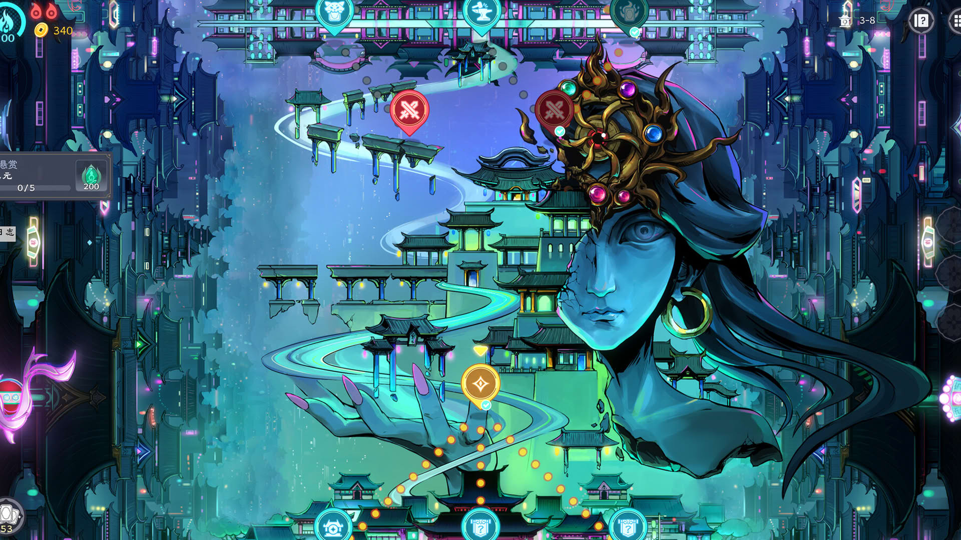 Screenshot for Demonic Mahjong