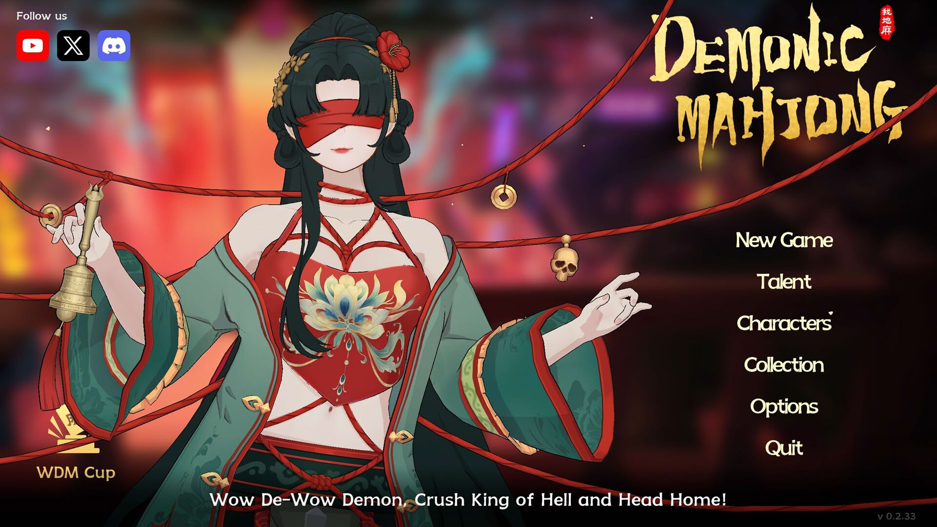 Screenshot for Demonic Mahjong