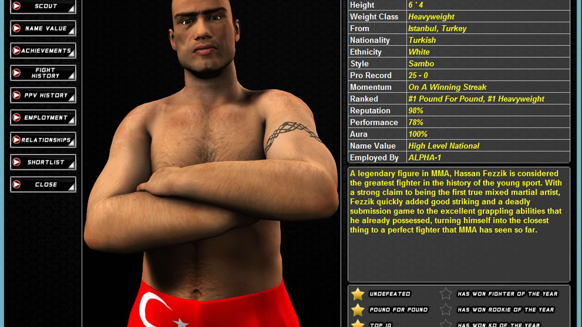 Screenshot for World of Mixed Martial Arts 3