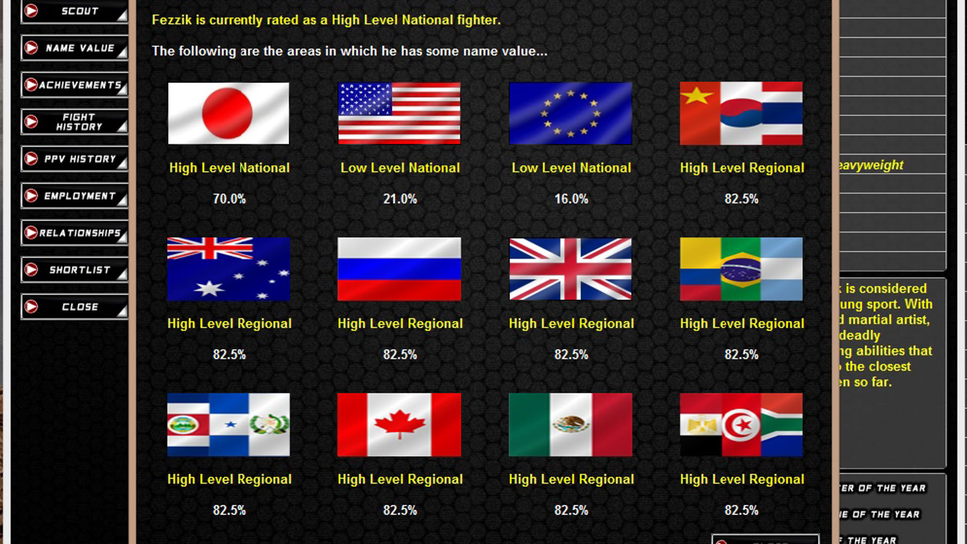 Screenshot for World of Mixed Martial Arts 3