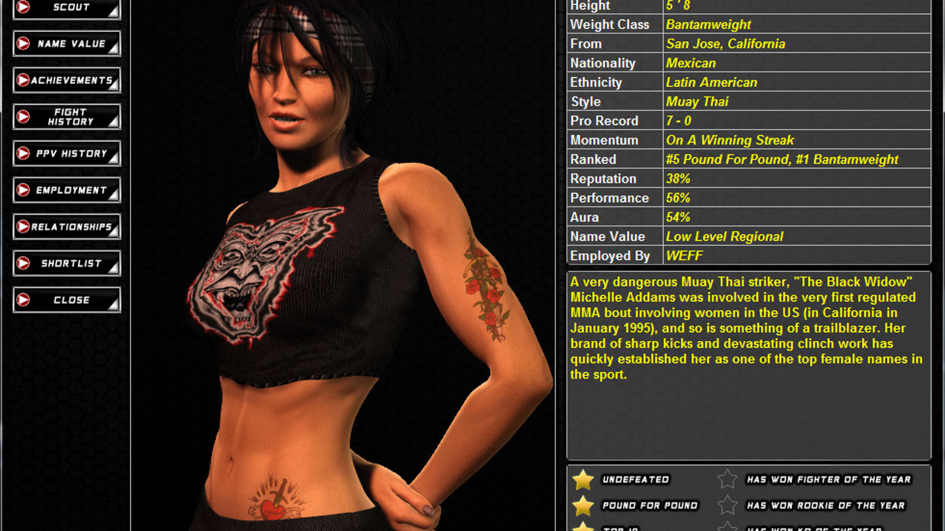 Screenshot for World of Mixed Martial Arts 3