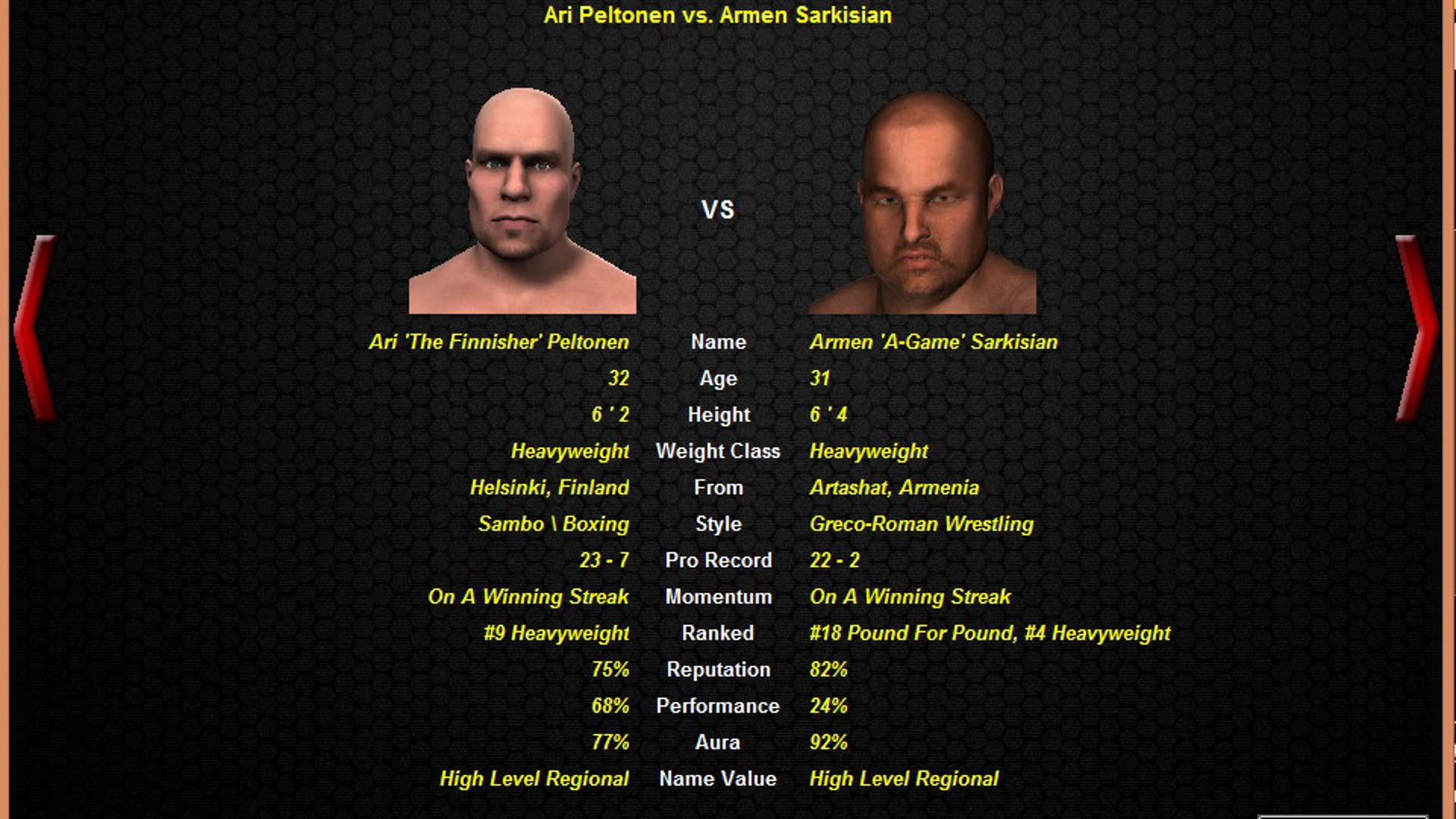 Screenshot for World of Mixed Martial Arts 3