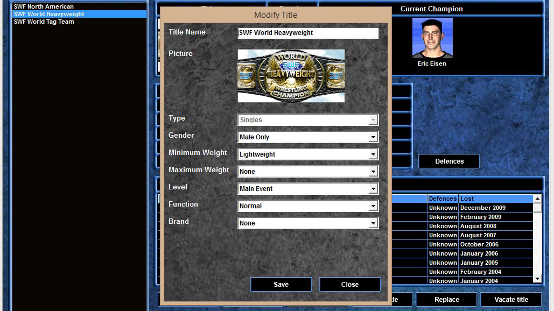 Screenshot for Total Extreme Wrestling 2010
