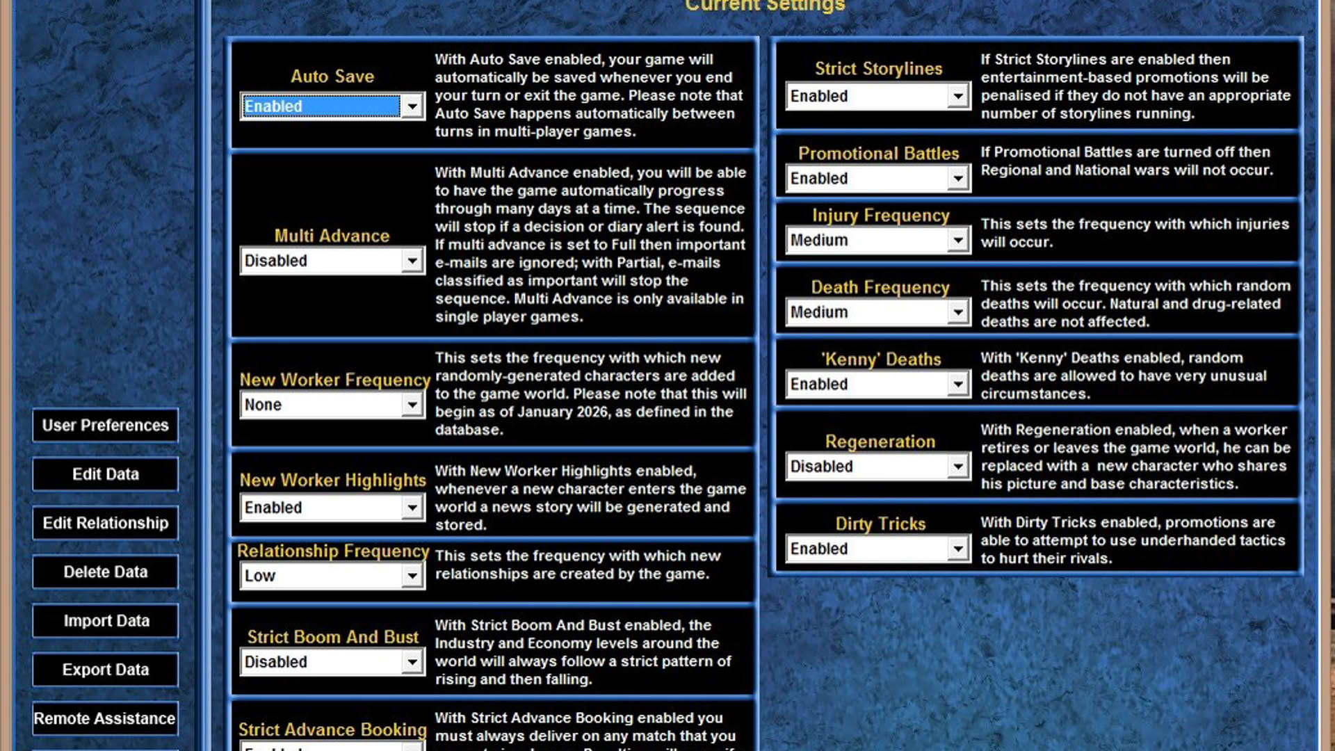 Screenshot for Total Extreme Wrestling 2010