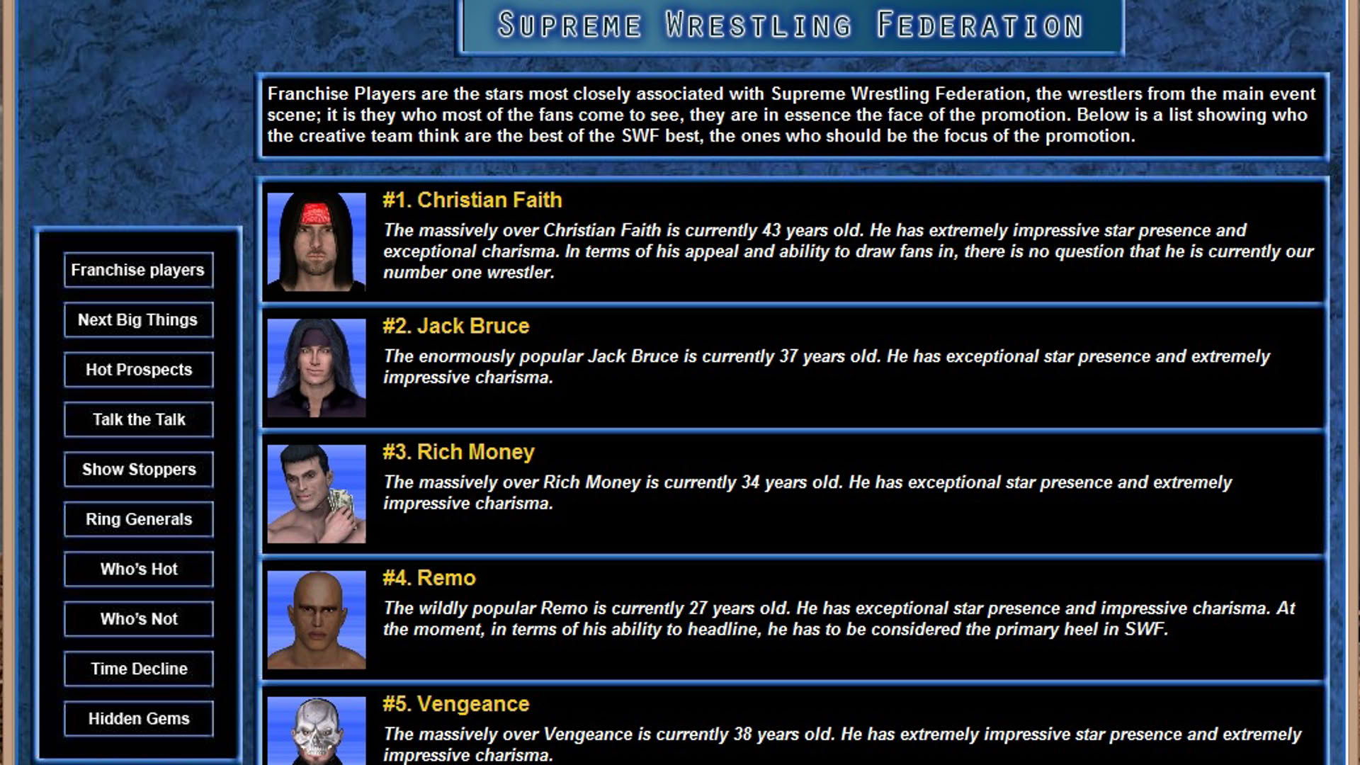 Screenshot for Total Extreme Wrestling 2010