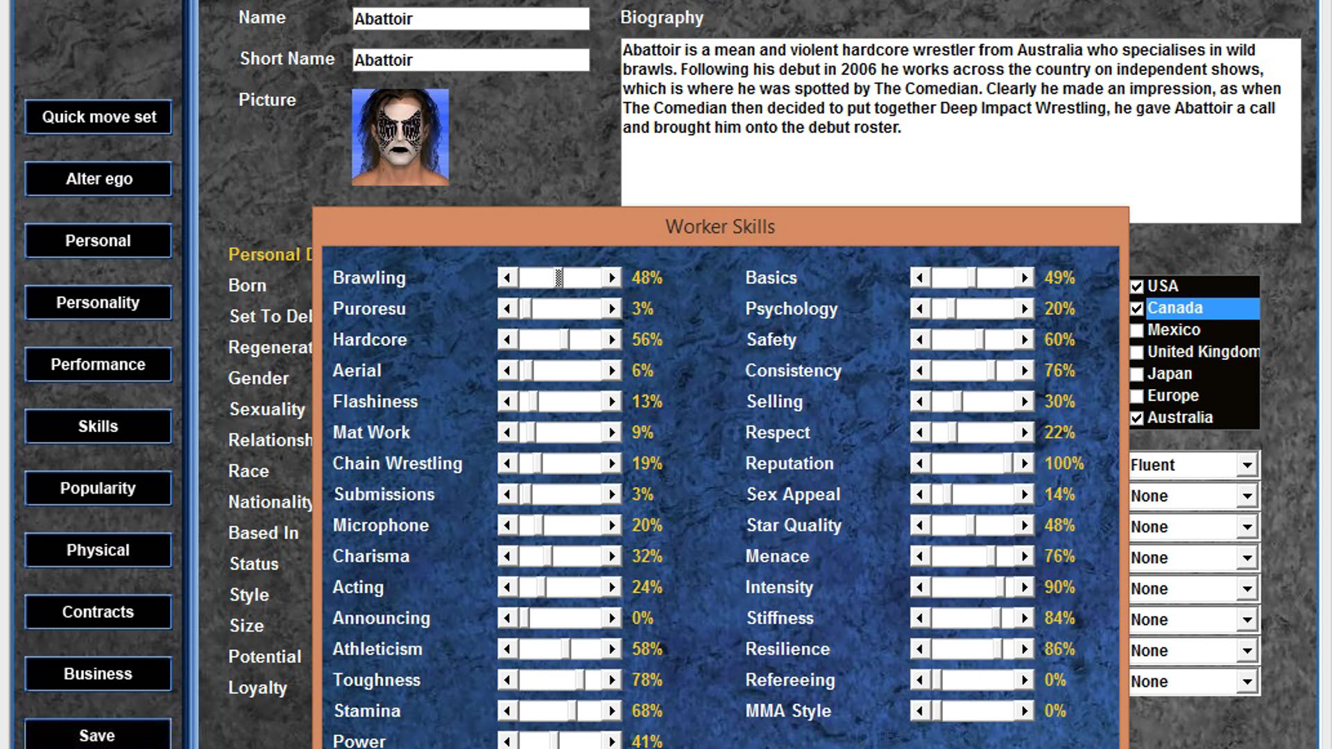 Screenshot for Total Extreme Wrestling 2010