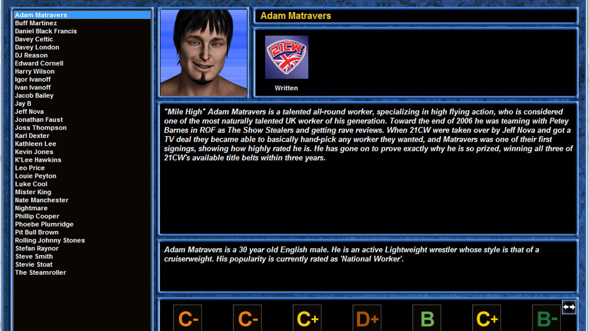 Screenshot for Total Extreme Wrestling 2010