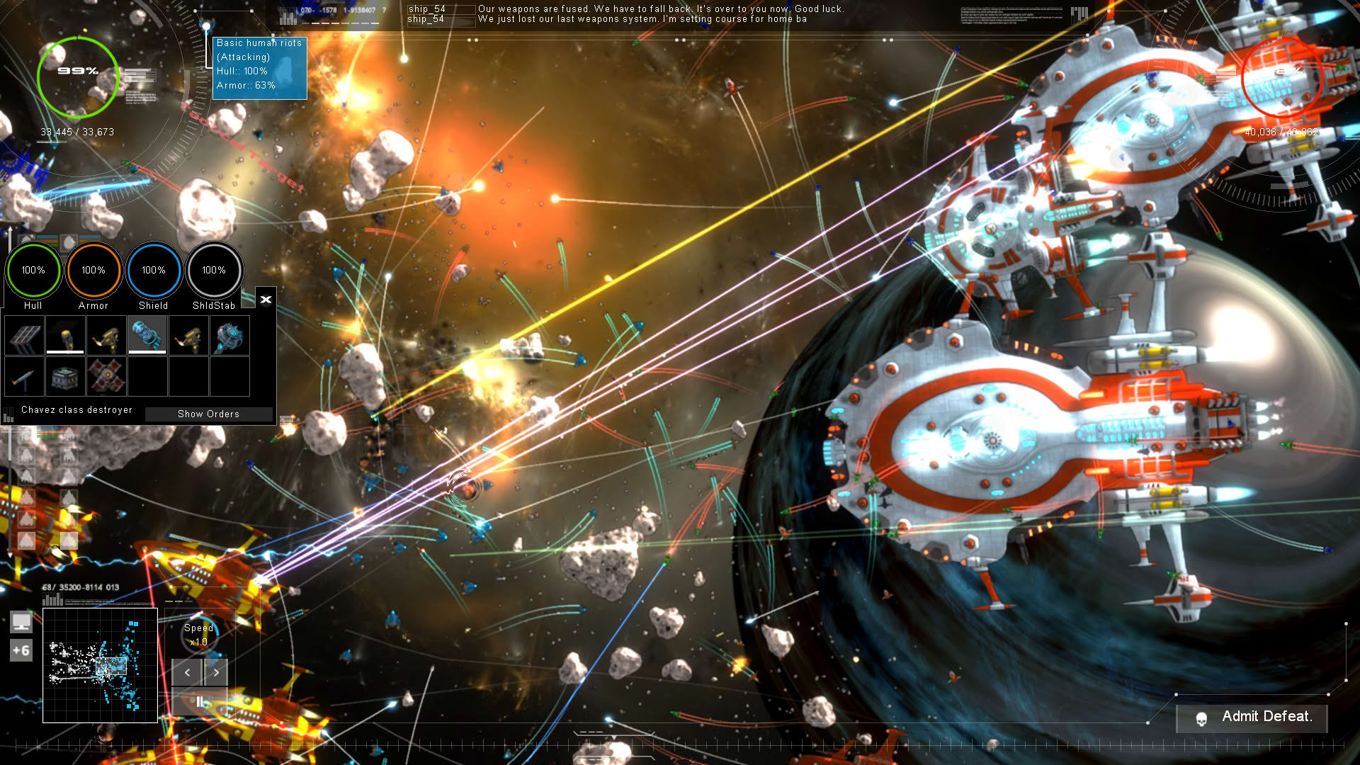 Screenshot for Gratuitous Space Battles 2