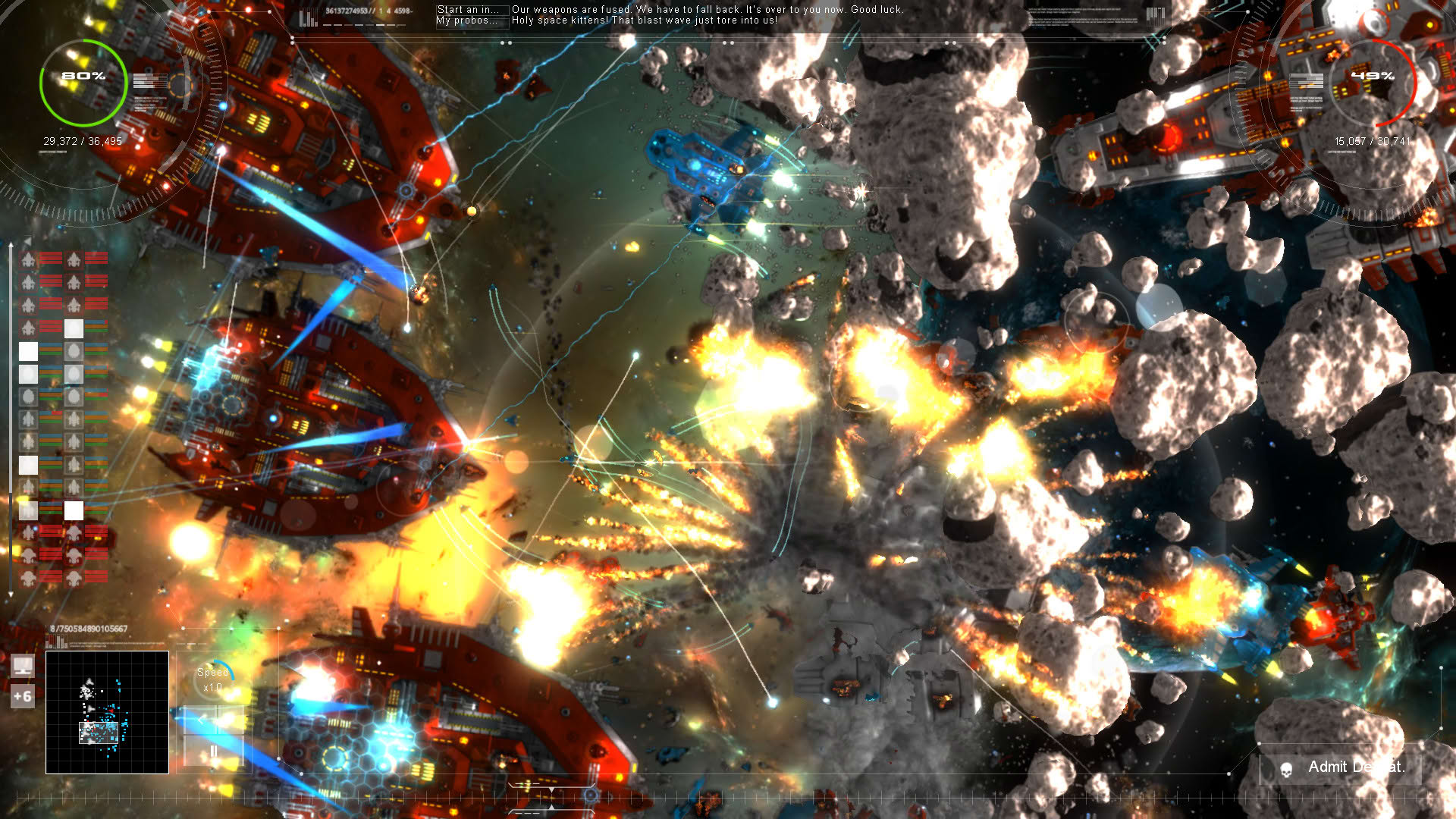 Screenshot for Gratuitous Space Battles 2