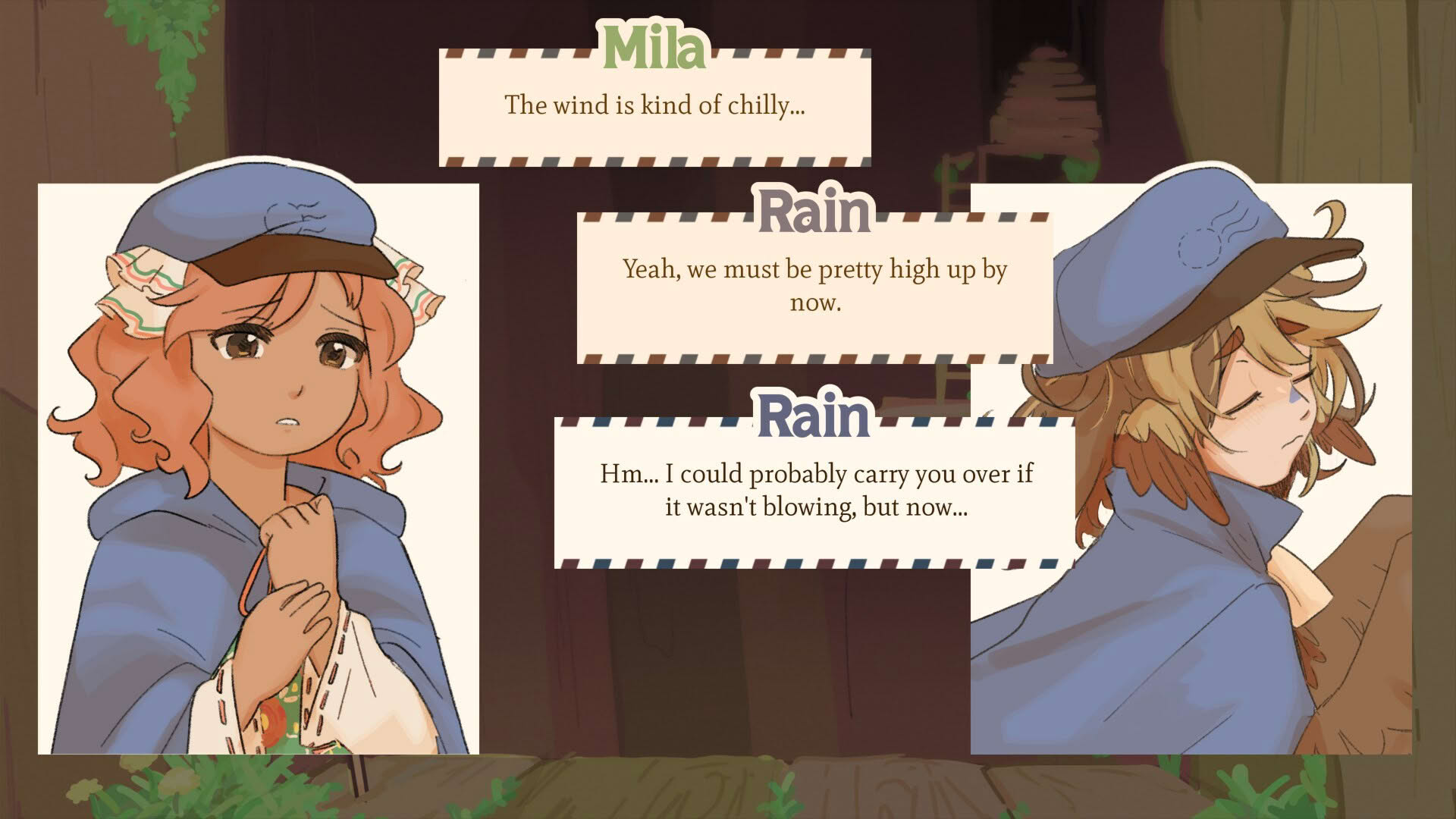 Screenshot for Upwards, Rain! The Post Office of Farewells