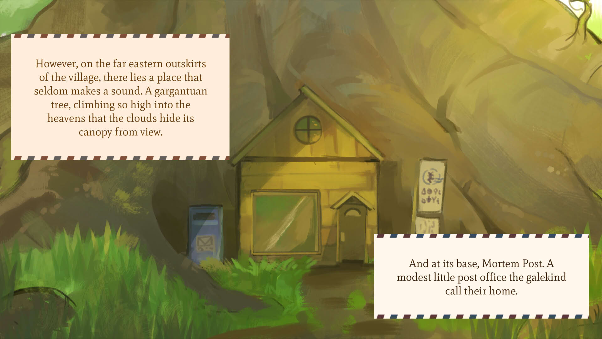 Screenshot for Upwards, Rain! The Post Office of Farewells