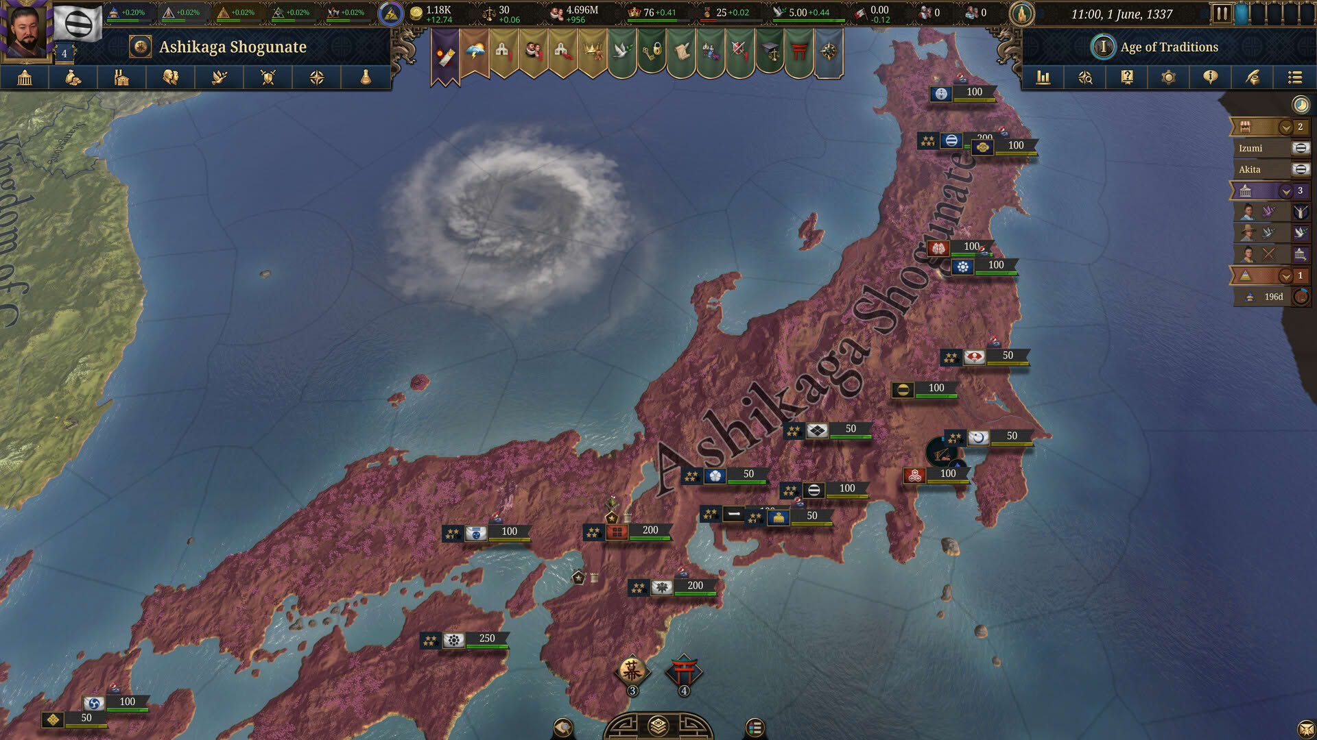 Screenshot for Europa Universalis V