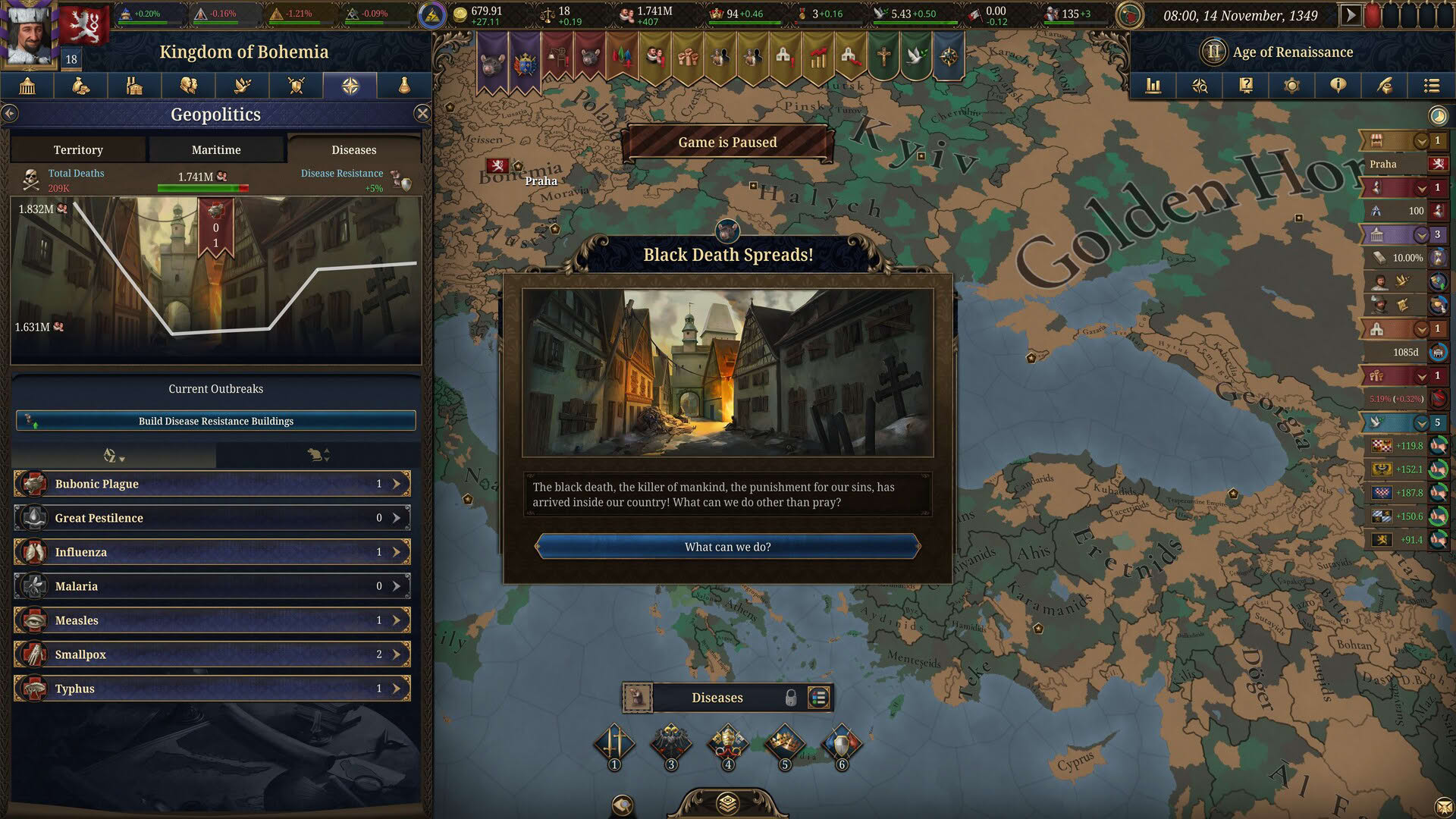 Screenshot for Europa Universalis V