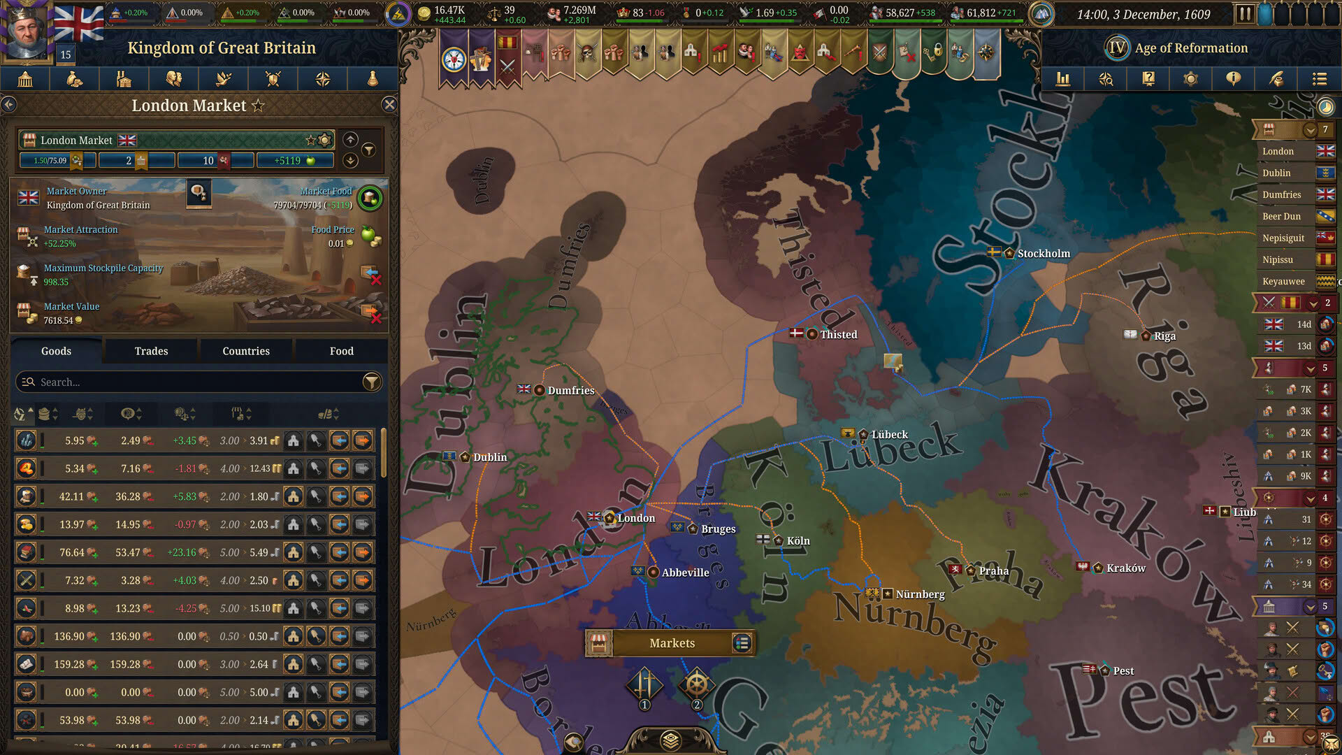 Screenshot for Europa Universalis V