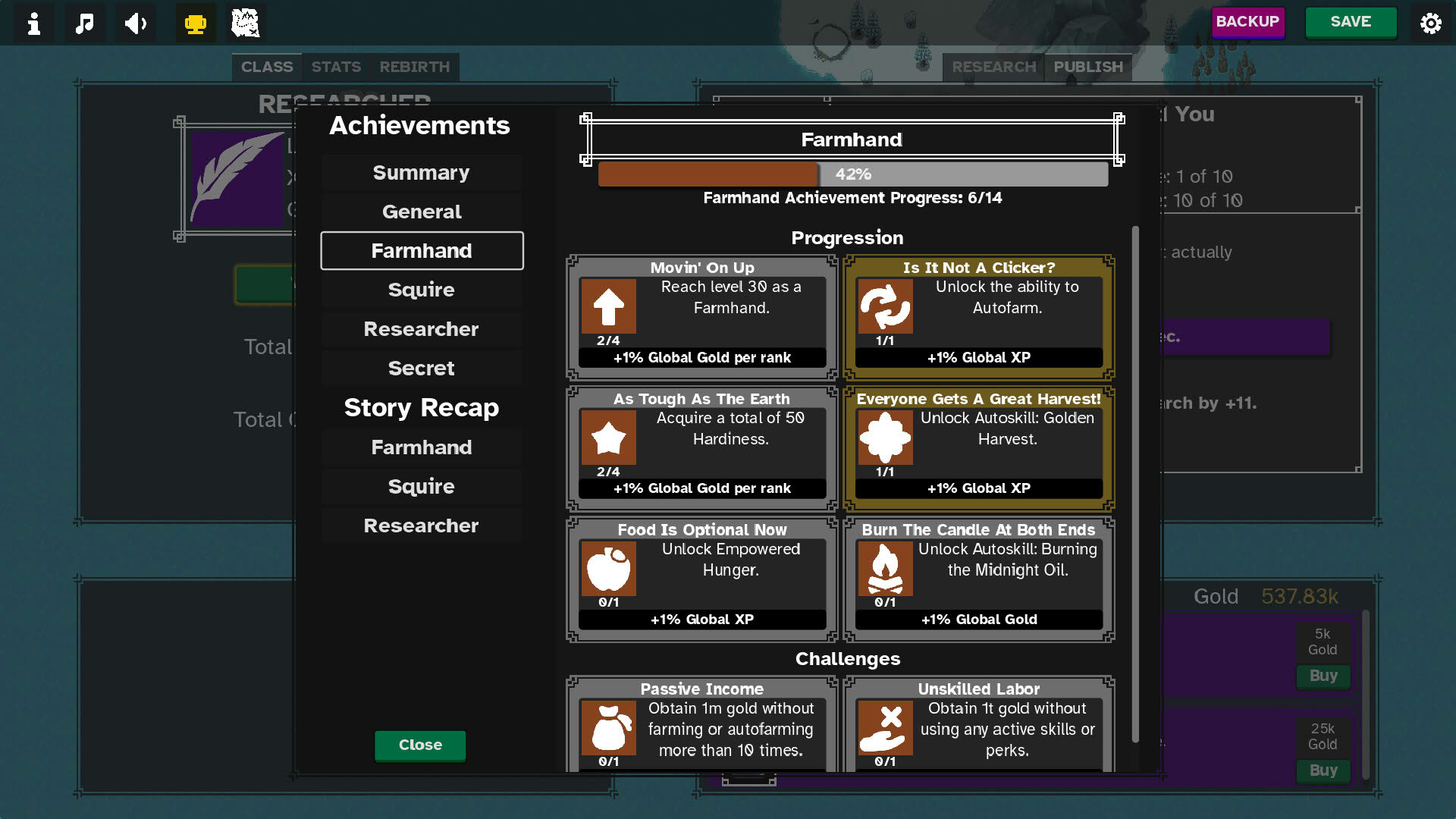 Screenshot for High Fantasy Idle