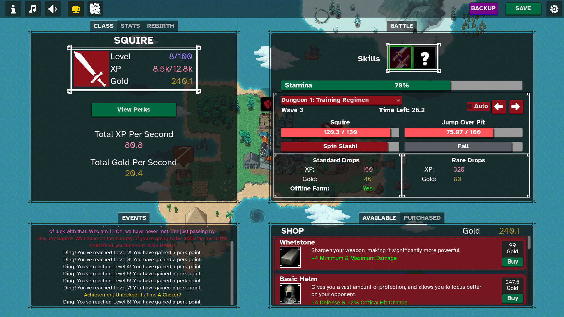 Screenshot for High Fantasy Idle