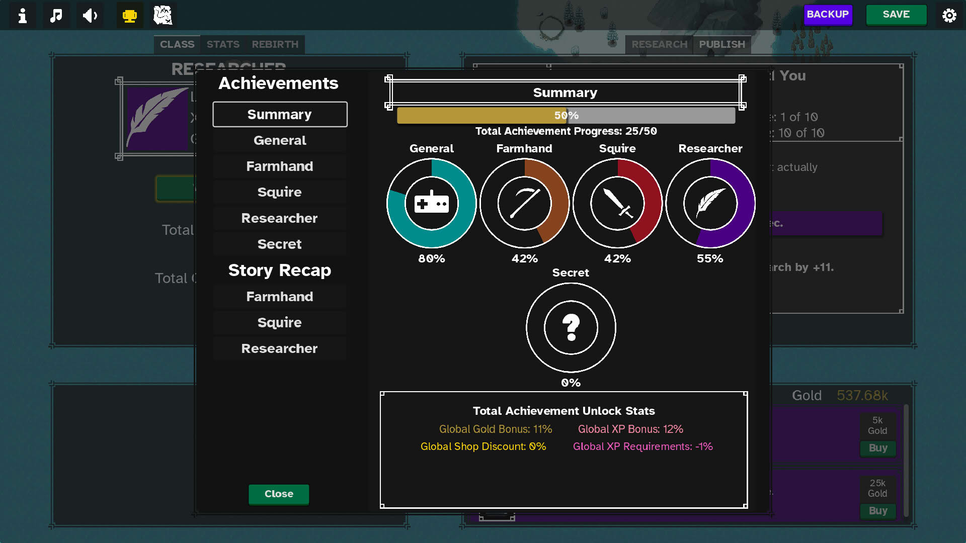 Screenshot for High Fantasy Idle