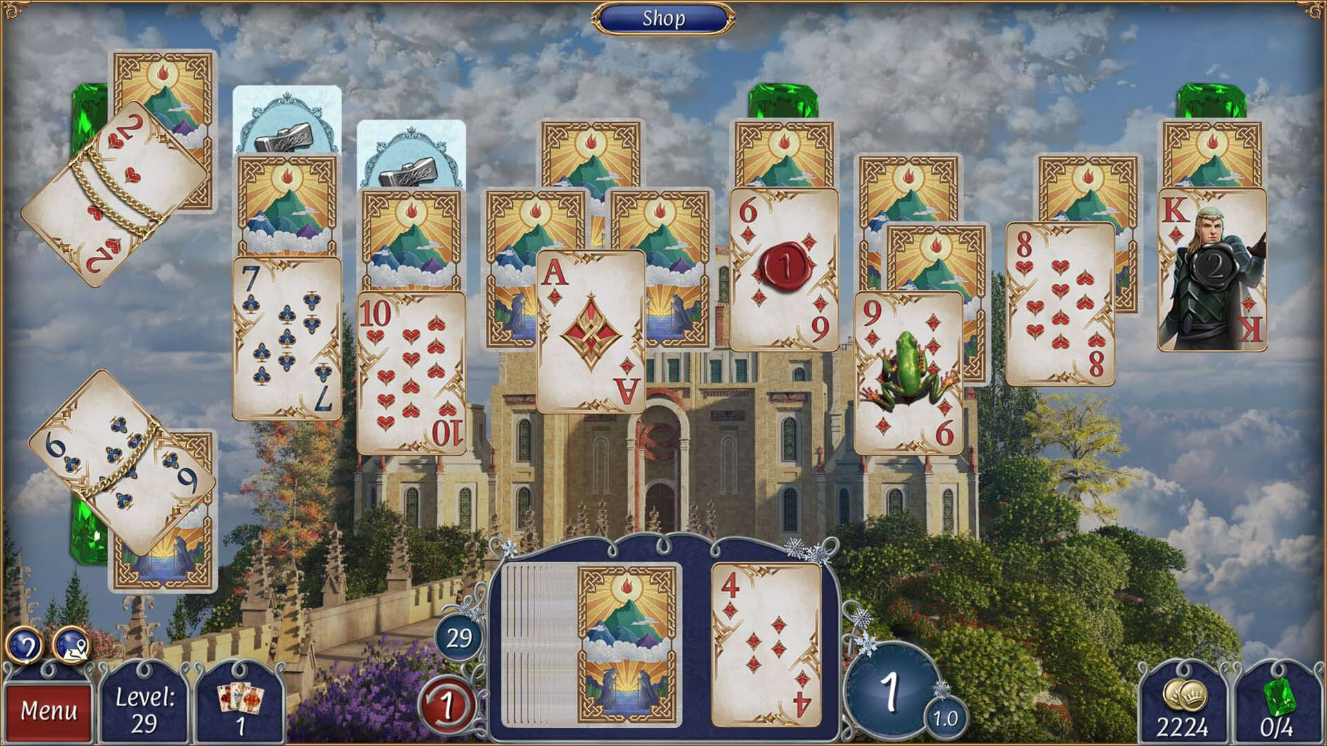 Screenshot for Jewel Match Solitaire Fantasy: Collector's Edition