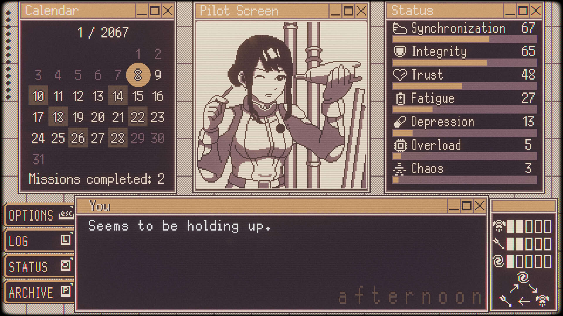 Screenshot for Valkyrie Iteration: Mecha Pilot Raising Pocket Simulator
