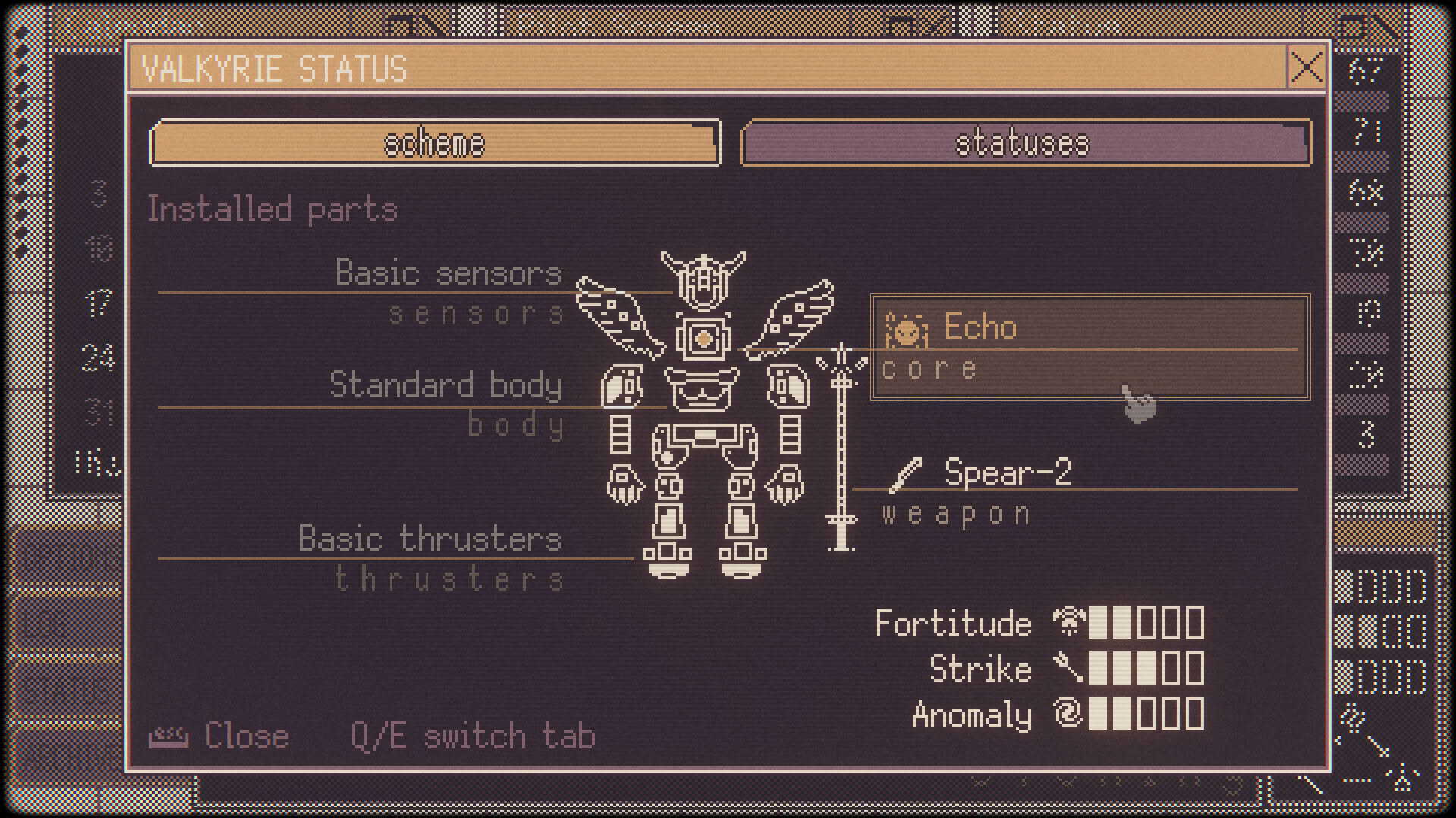 Screenshot for Valkyrie Iteration: Mecha Pilot Raising Pocket Simulator